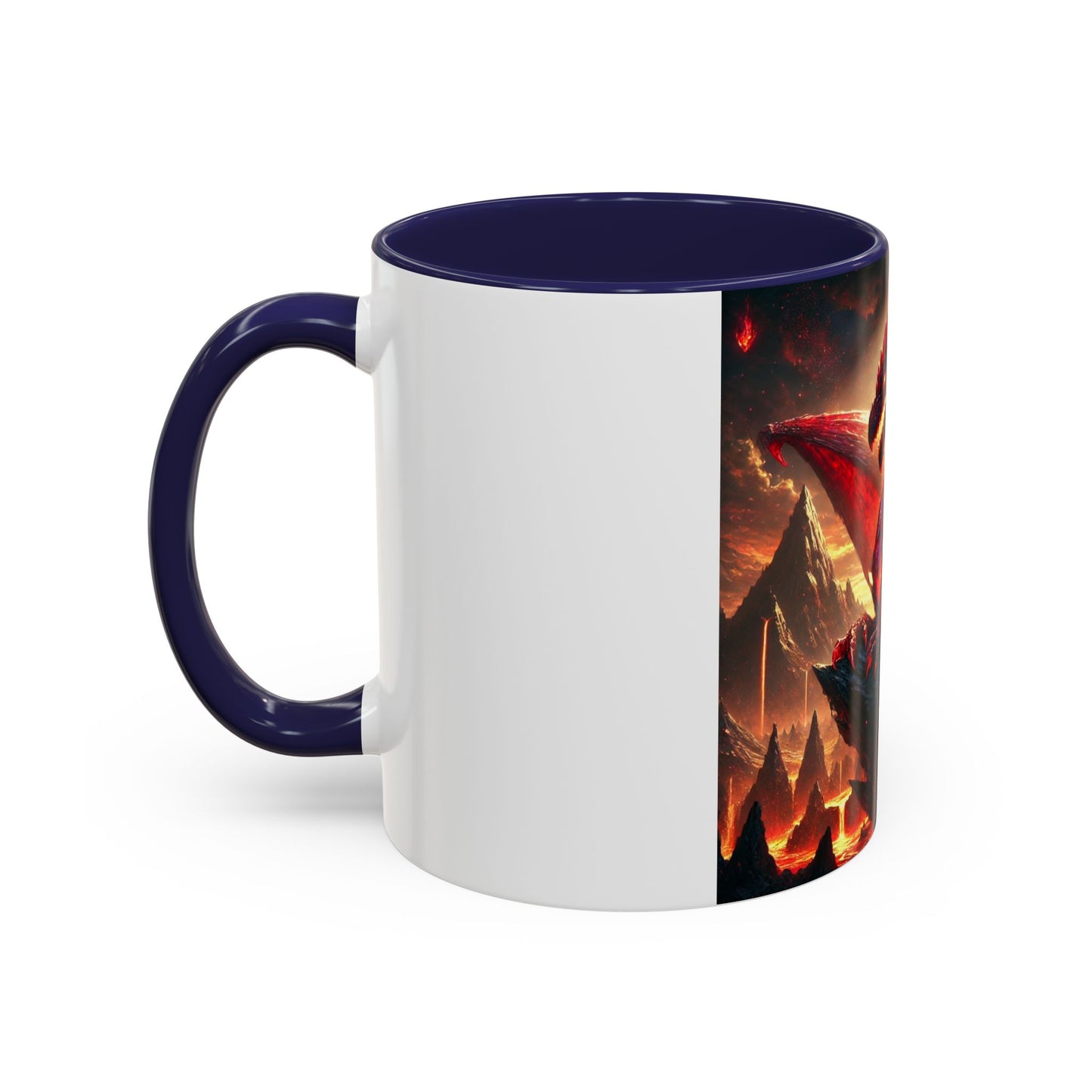 Legendary Dragon Accent Coffee Mug – Perfect for Gamers & Fantasy Lovers