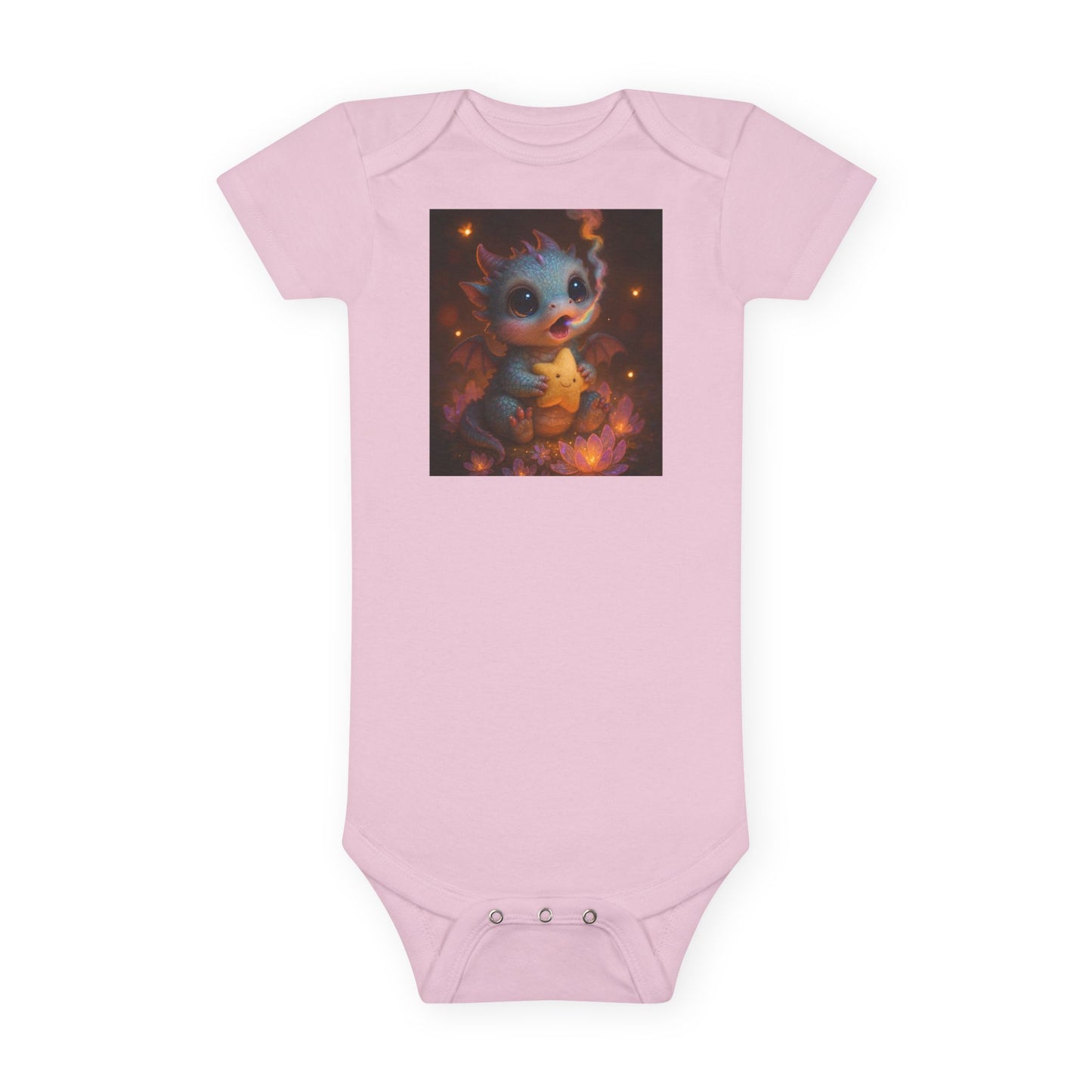 Cosmic Baby Short Sleeve Onesie® - Colorful Space Design for Newborns