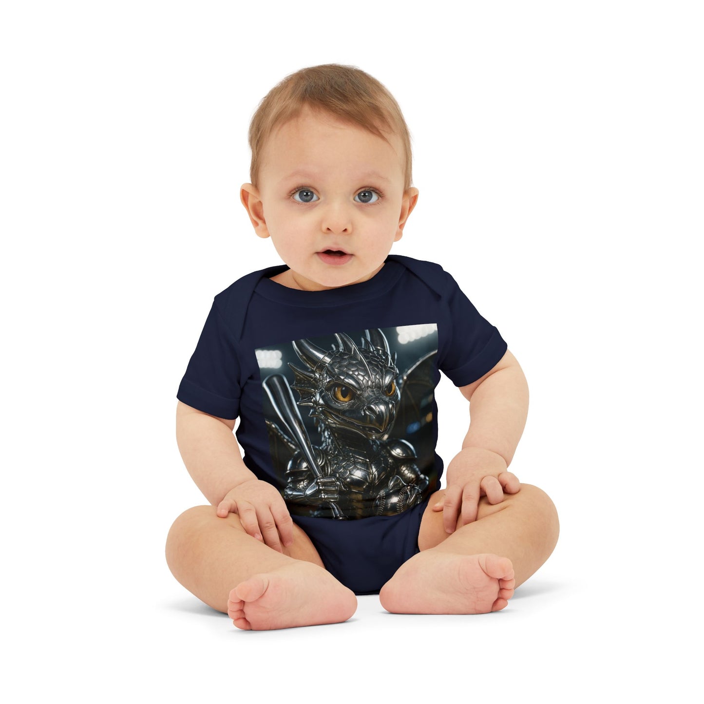 Fantasy Dragon Infant Jersey One Piece - Cute Baby Bodysuit for Game Lovers