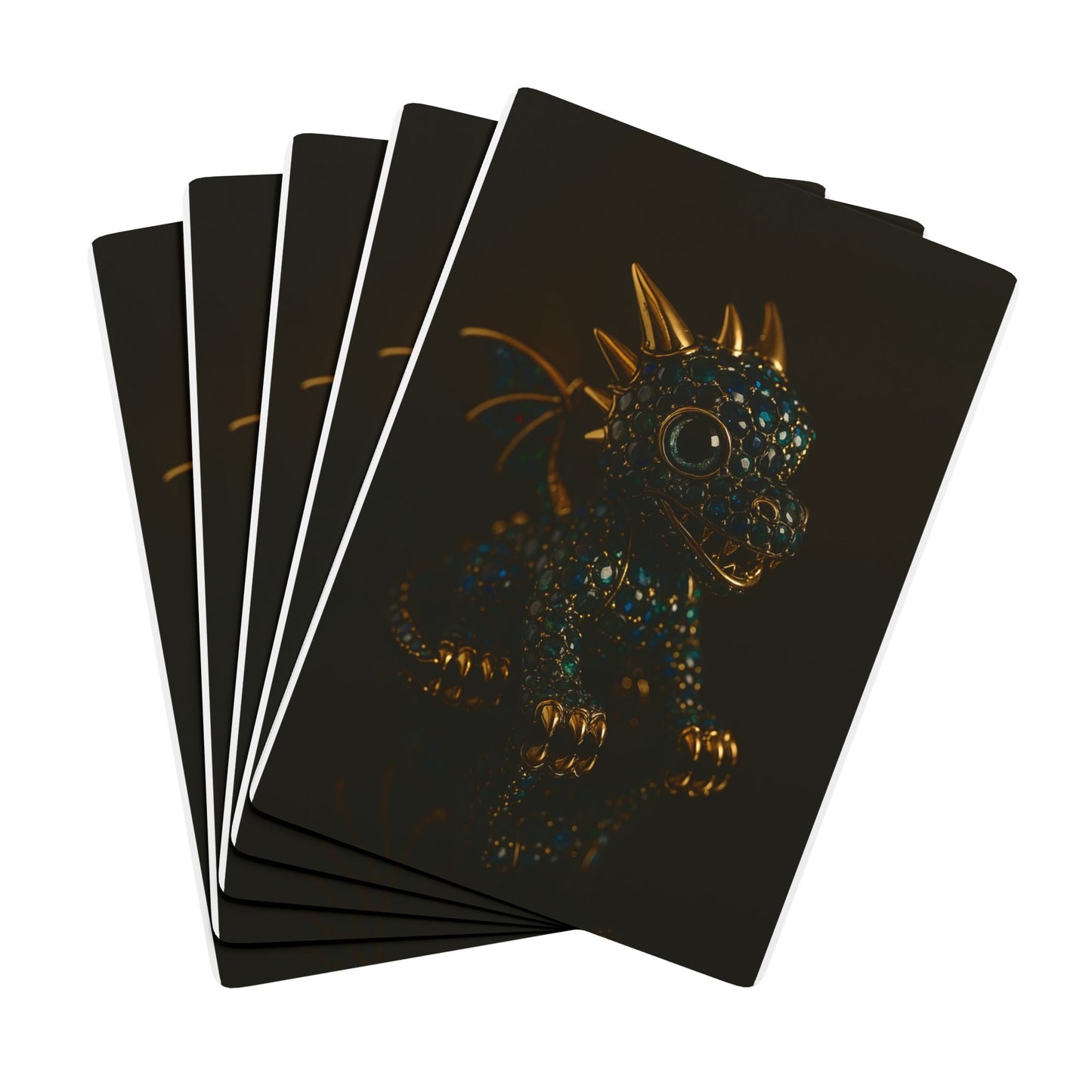 Poker Playing Cards with Dragon Design, Unique Gift for Gamers, Playing Card Collection, Fantasy Card Set, Game Night Essentials