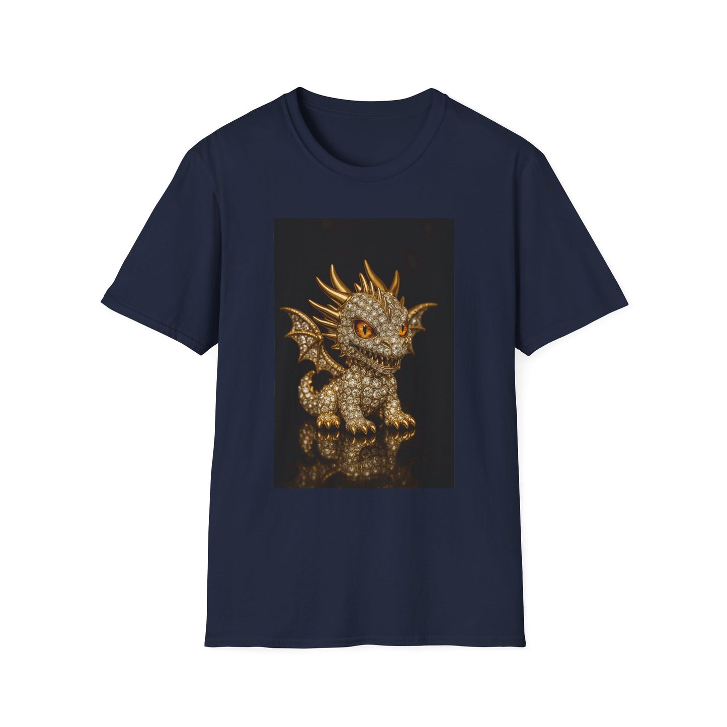 Dragon Graphic Unisex T-Shirt, Fun Fantasy Apparel, Perfect Gift for Dragon Lovers, Casual Wear, Birthday Gift, Softstyle Tee