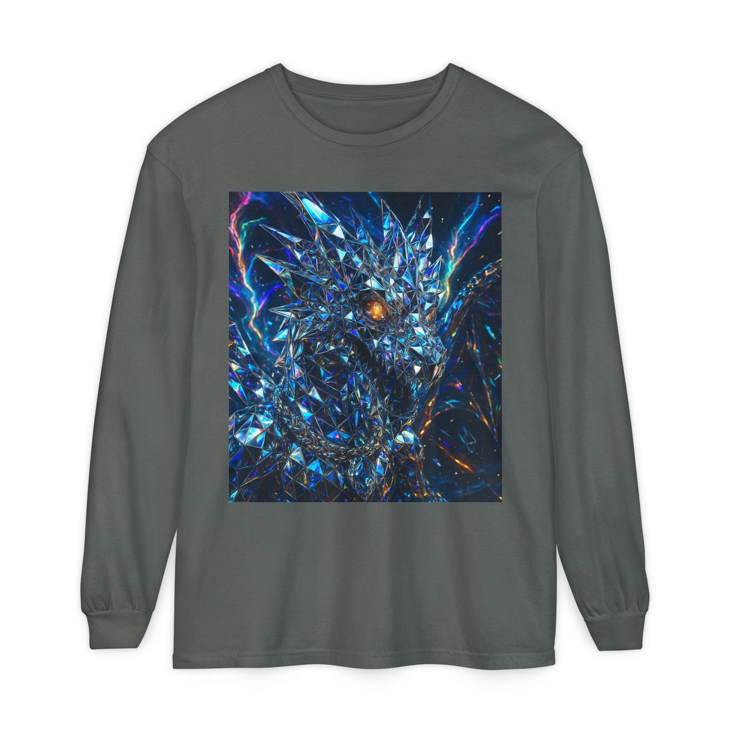 Unisex Garment-dyed Long Sleeve T-Shirt