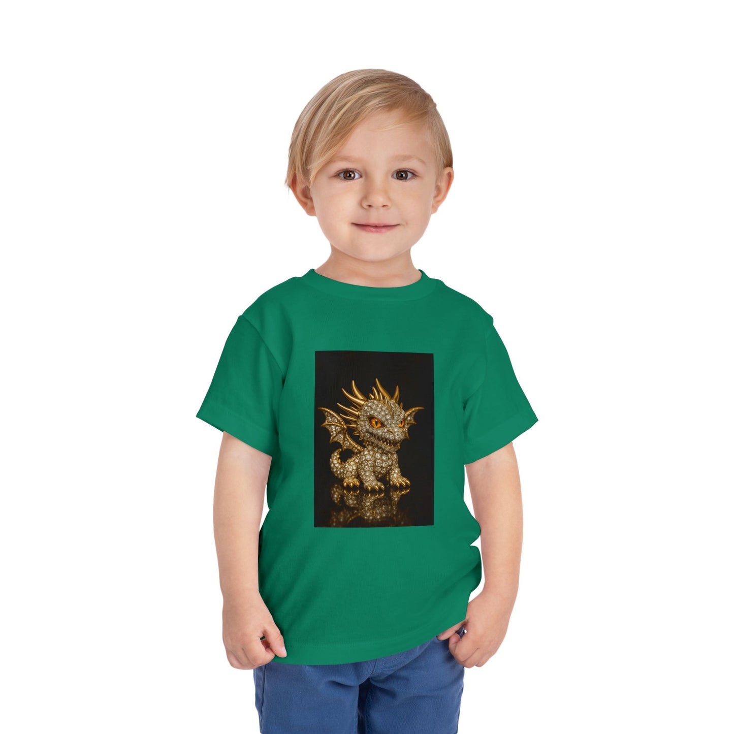 Adorable Dragon Toddler Tee | Kids' Fantasy Shirt, Birthday Gift for Boys and Girls, Cute Animal Print, Playful Toddler Fashion