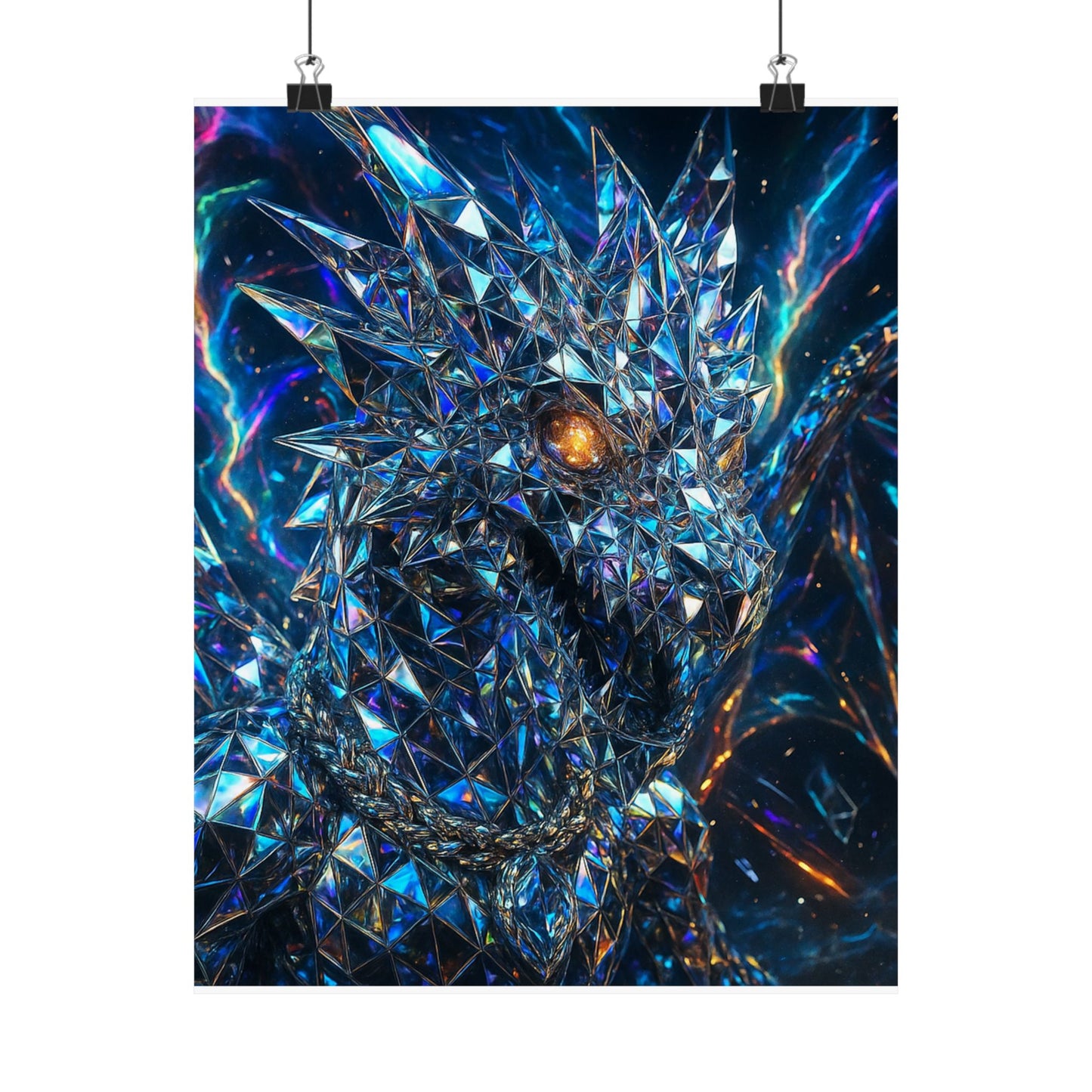 Stunning Matte Vertical Posters - Dragon Art, Fantasy Decor, Home Wall Art, Unique Gifts, Collector's Item