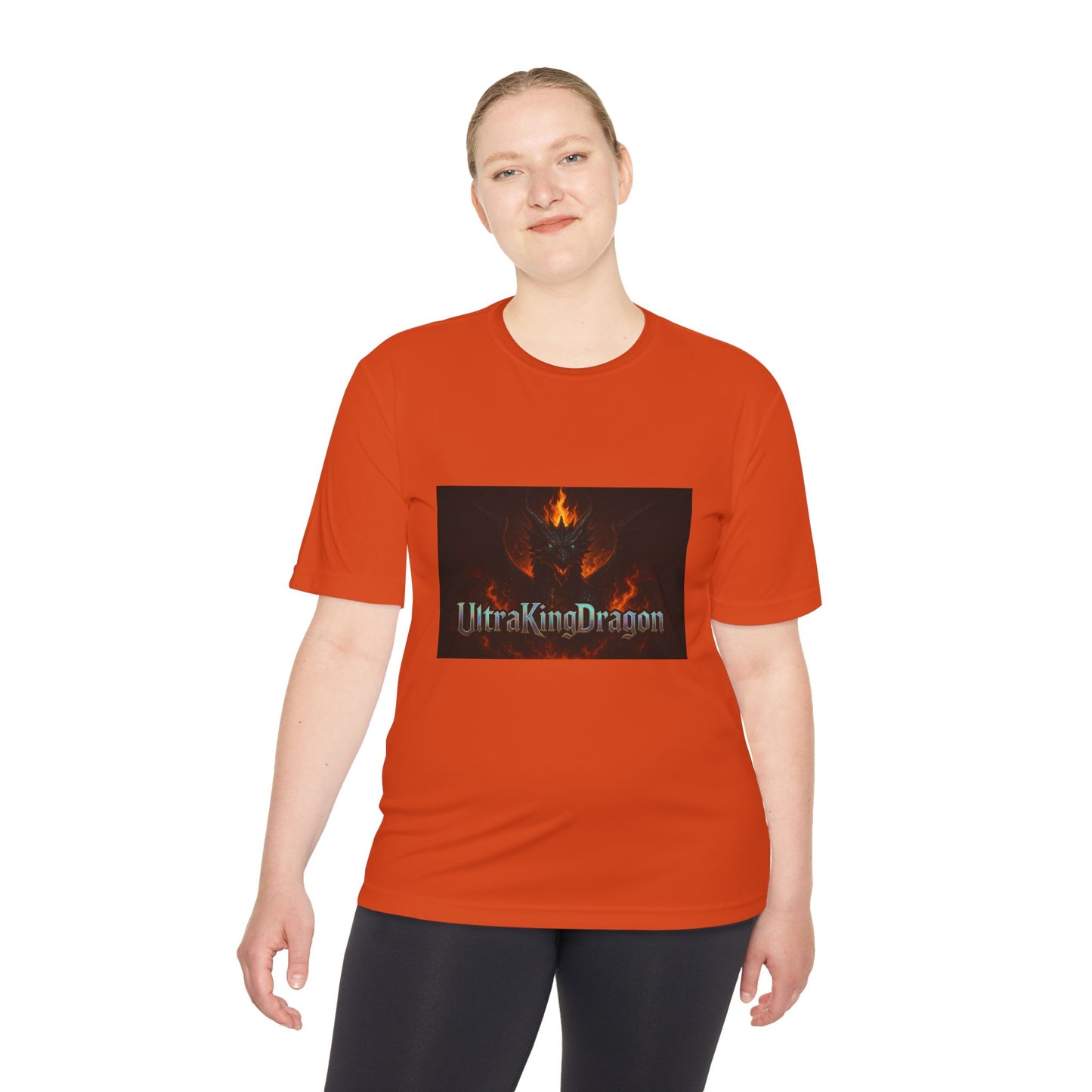 Unisex Moisture Wicking Tee - Dragon Design for Adventure Lovers
