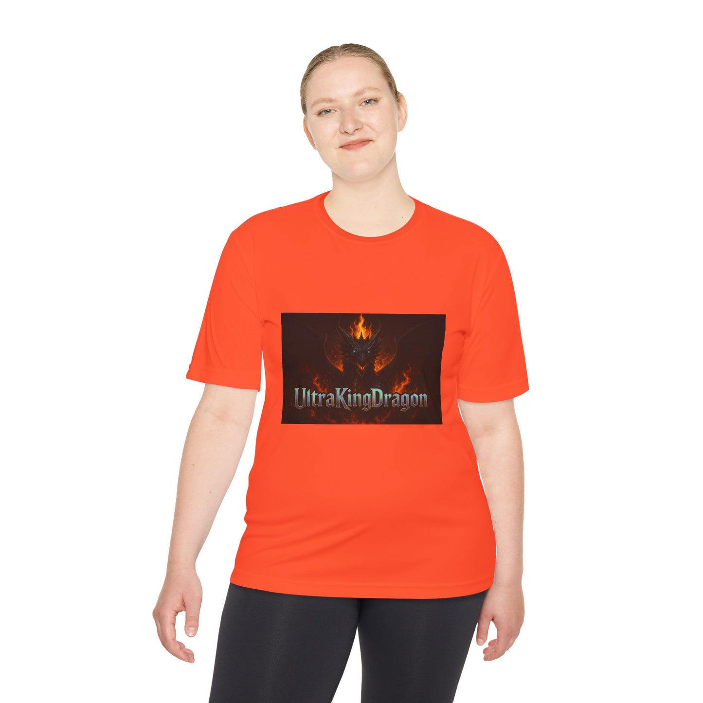 Unisex Moisture Wicking Tee - Dragon Design for Adventure Lovers