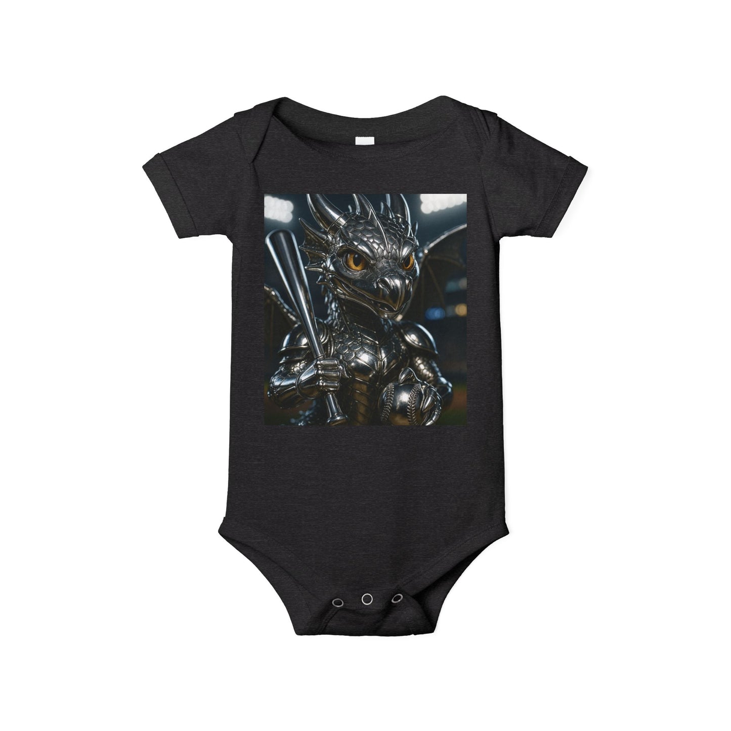 Fantasy Dragon Infant Jersey One Piece - Cute Baby Bodysuit for Game Lovers