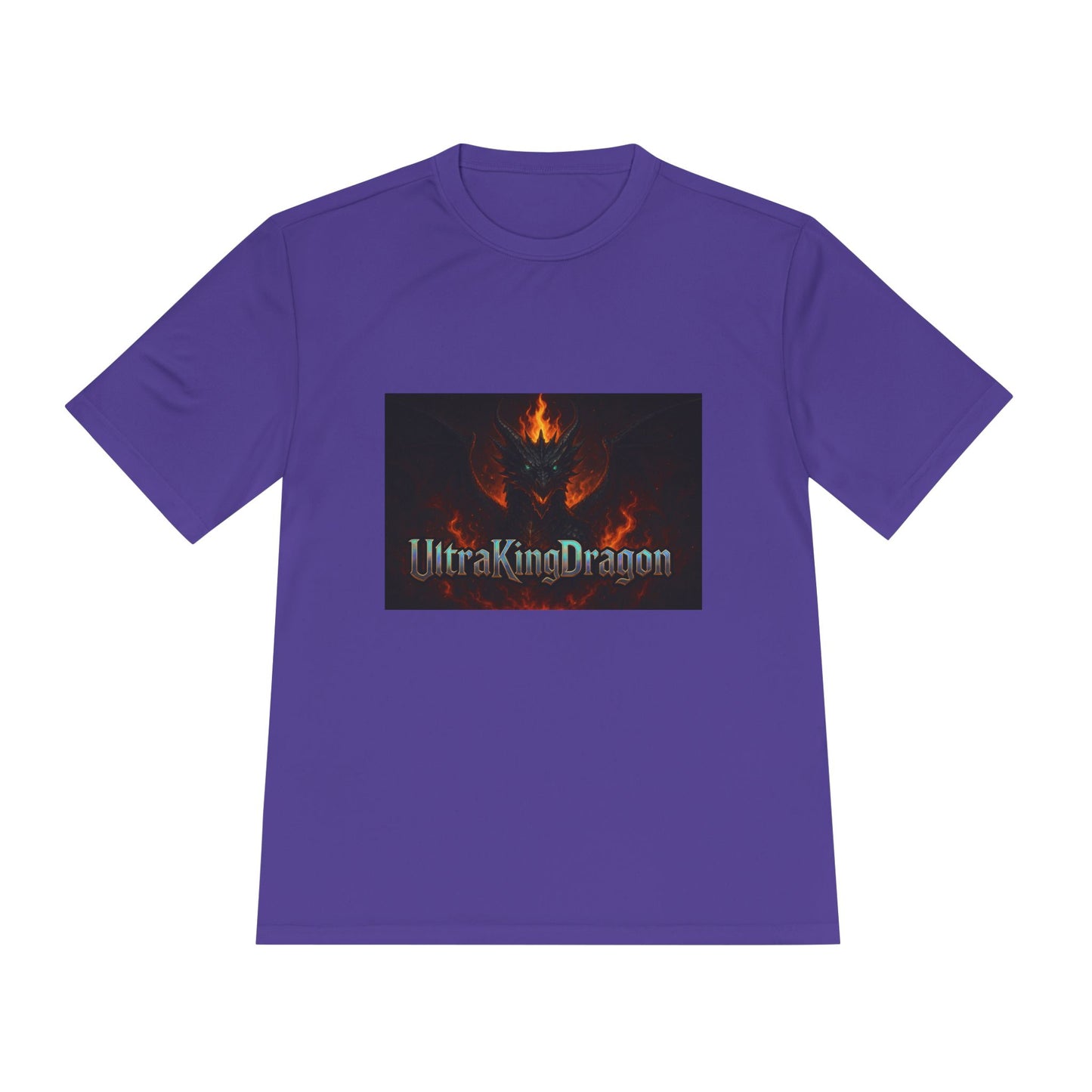 Unisex Moisture Wicking Tee - Dragon Design for Adventure Lovers