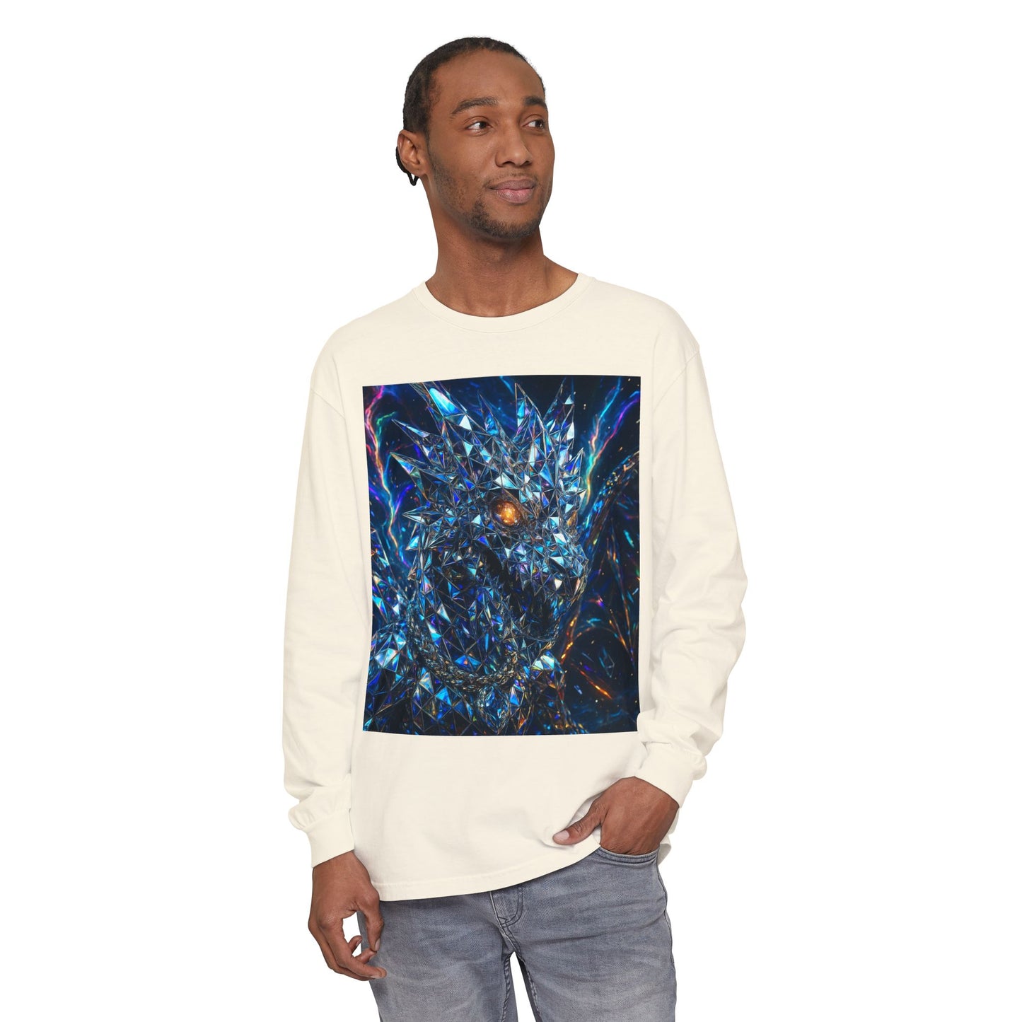 Unisex Garment-dyed Long Sleeve T-Shirt