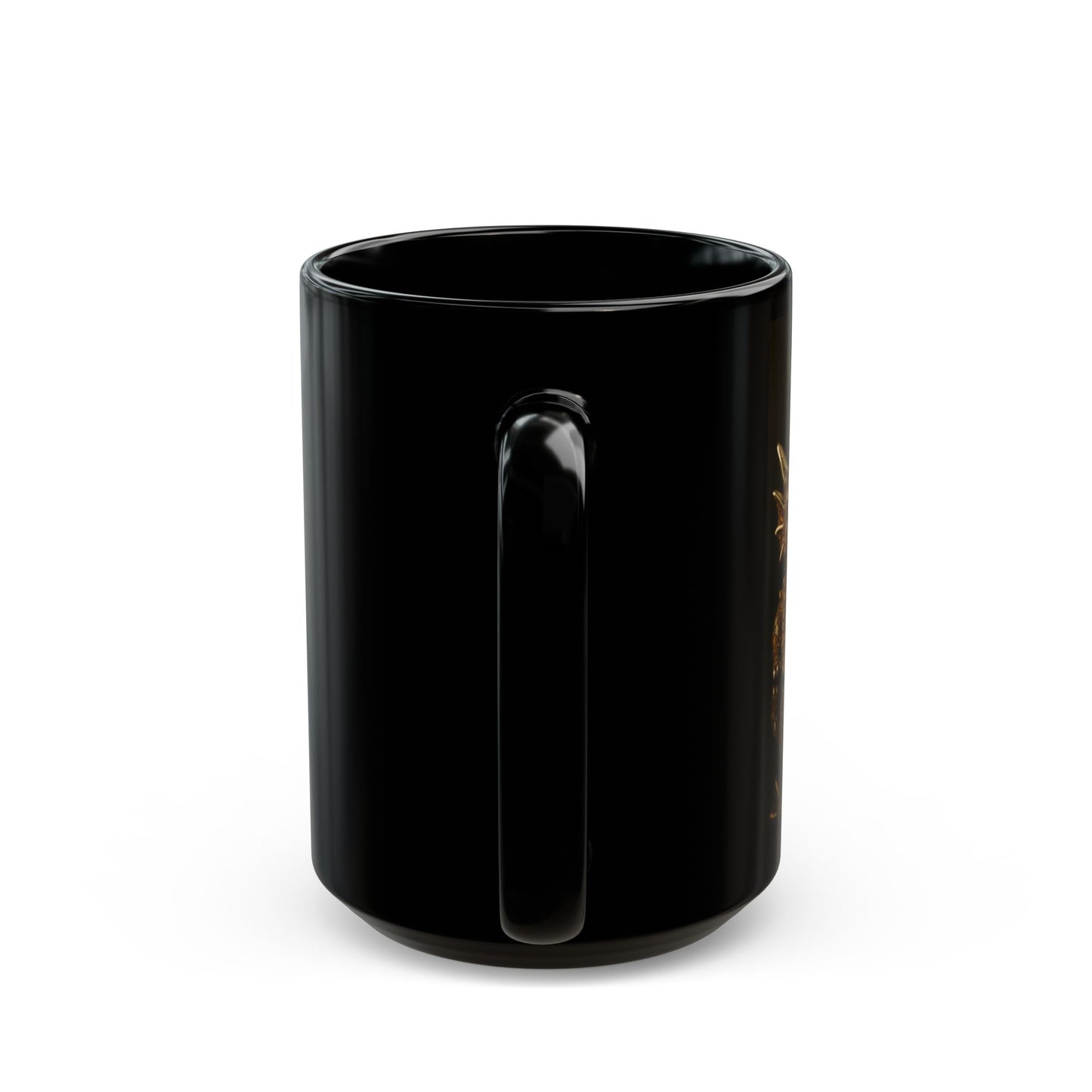 Fantasy Dragon Mug - Enchanting Black Ceramic Cup for Home, Office, Gifts, Collectibles, Unique Dragon Lover's Item