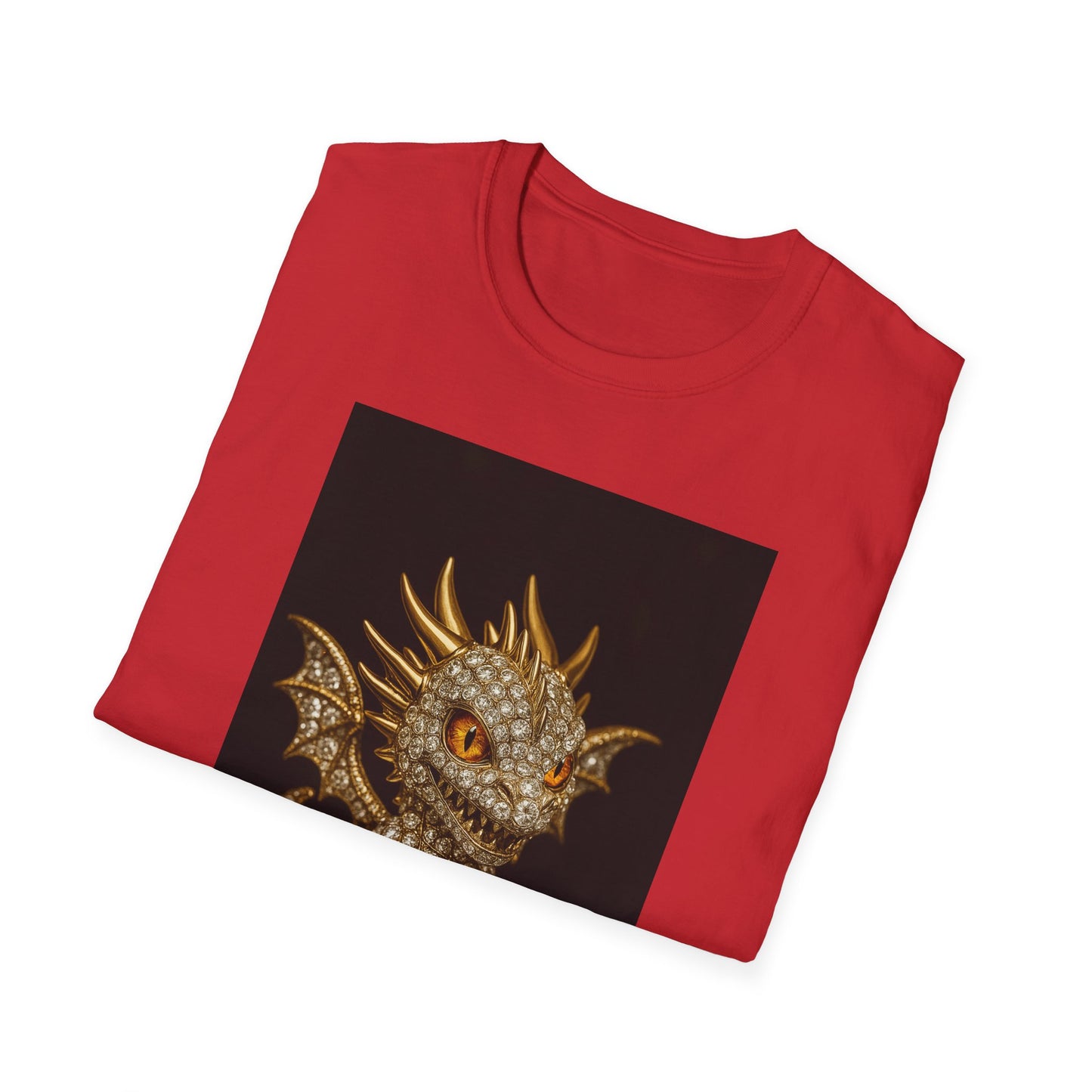 Dragon Graphic Unisex T-Shirt, Fun Fantasy Apparel, Perfect Gift for Dragon Lovers, Casual Wear, Birthday Gift, Softstyle Tee