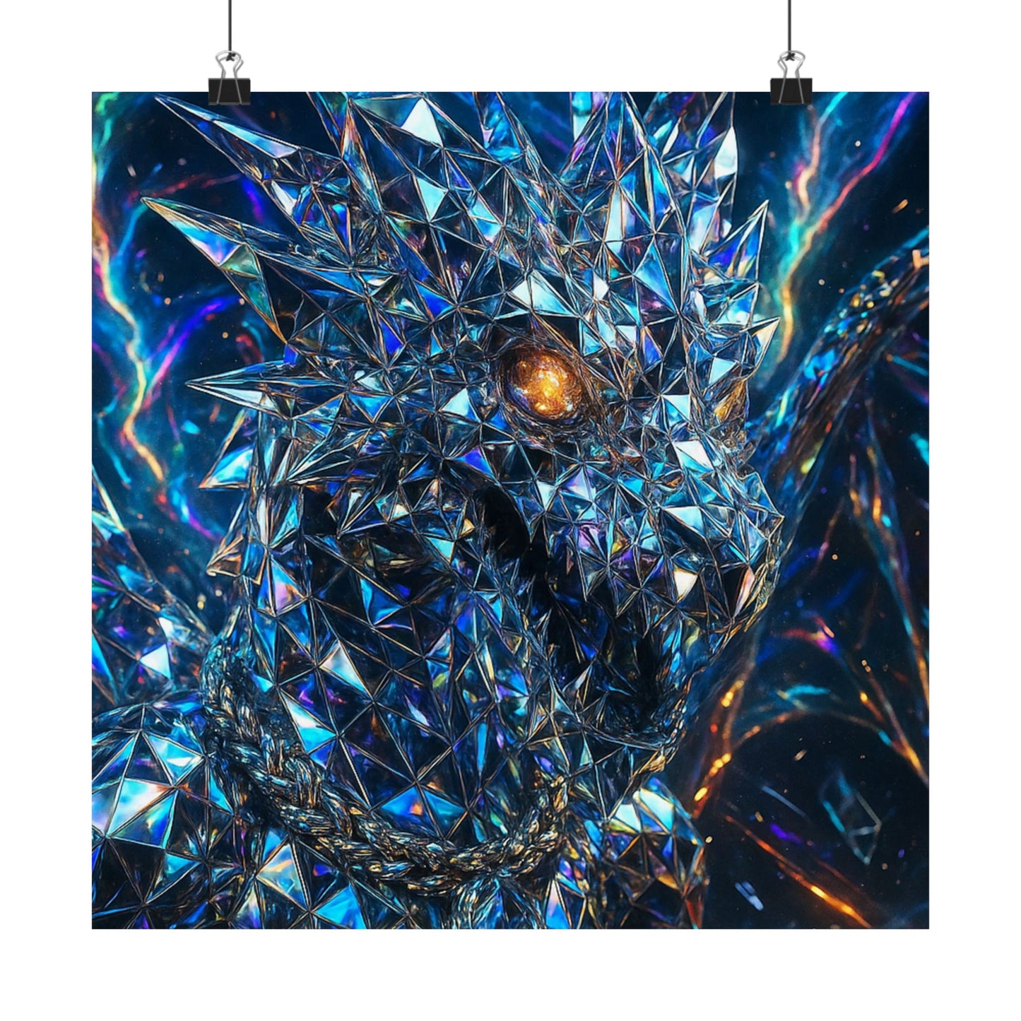 Stunning Matte Vertical Posters - Dragon Art, Fantasy Decor, Home Wall Art, Unique Gifts, Collector's Item