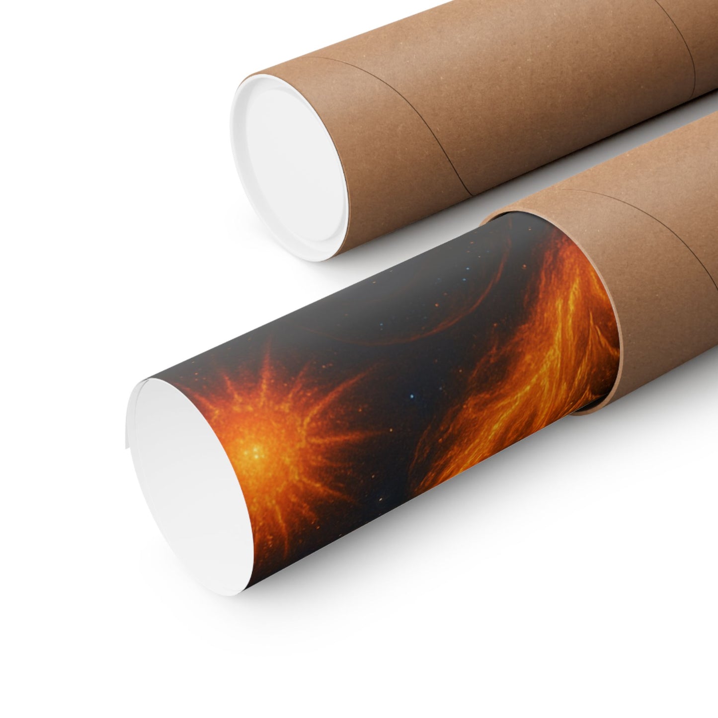 Fantasy Dragon & Genie Matte Vertical Poster - Unique Wall Art for Home Decor