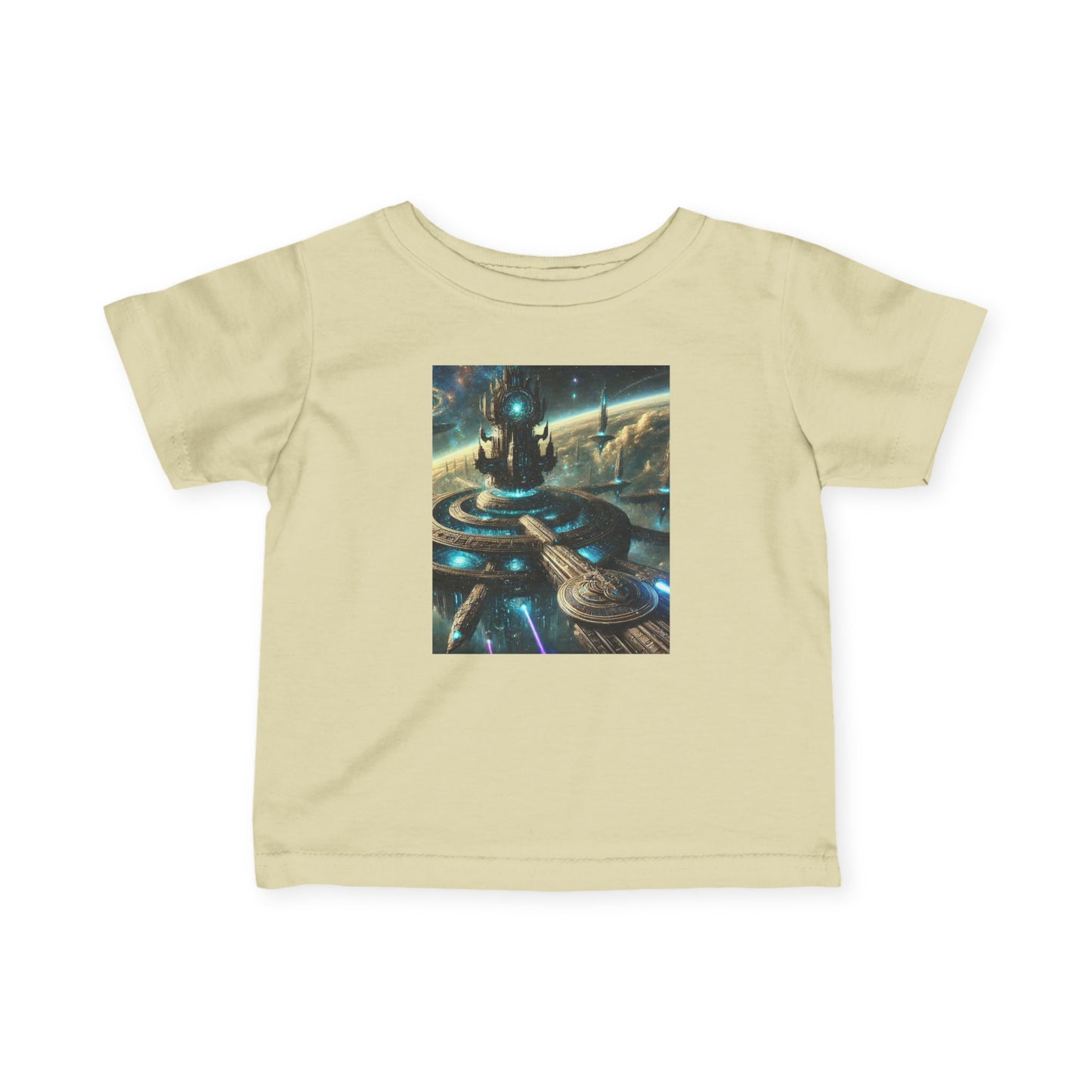 Galactic Adventure Infant Tee - Cosmic Print for Little Explorers
