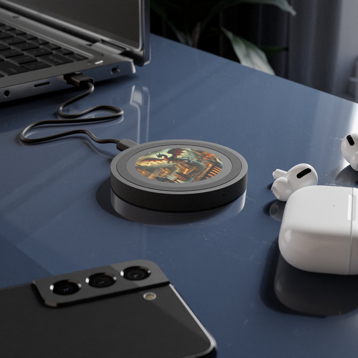 Fantasy Dragon Wireless Charging Pad - Fast Charge with Epic Design