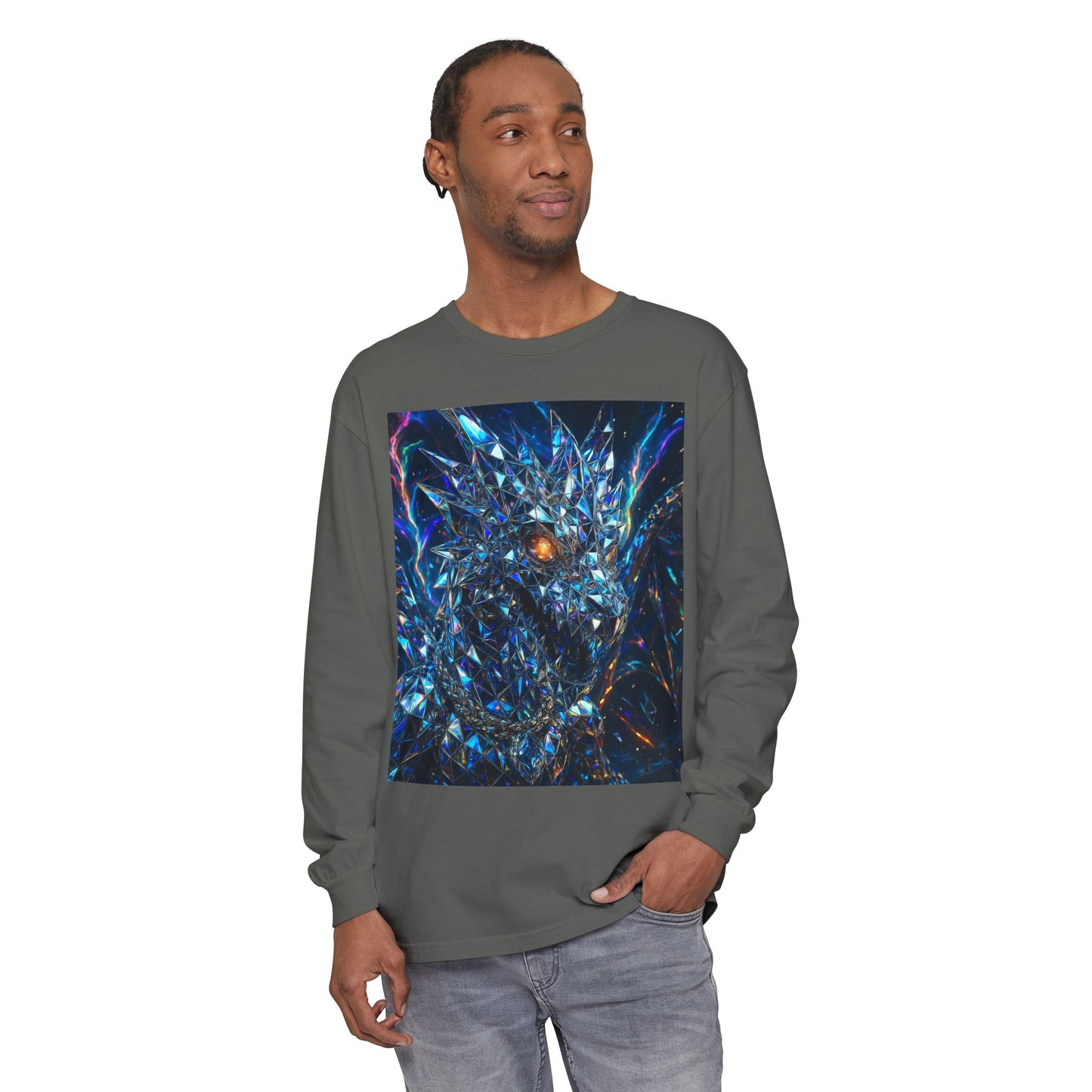 Unisex Garment-dyed Long Sleeve T-Shirt
