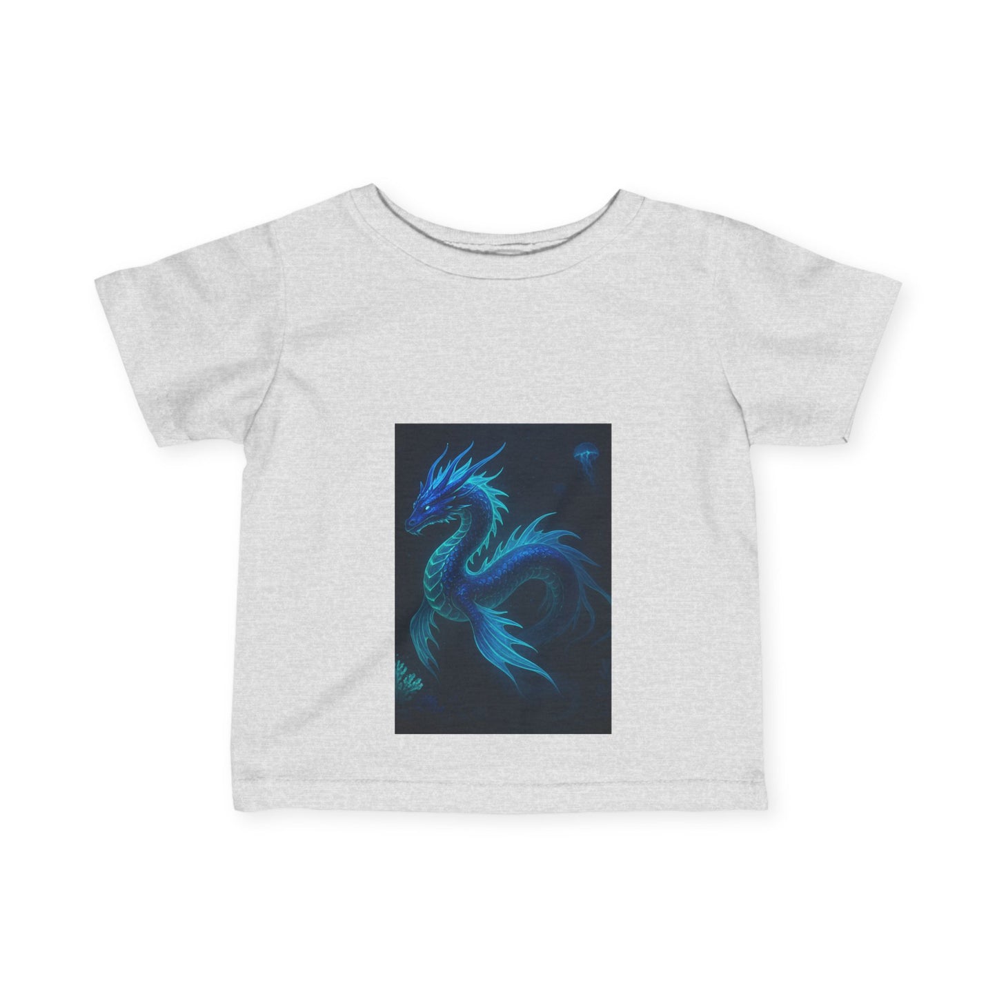 Mystical Dragon Infant Fine Jersey Tee - Cute & Comfortable Baby T-Shirt for Fantasy Lovers