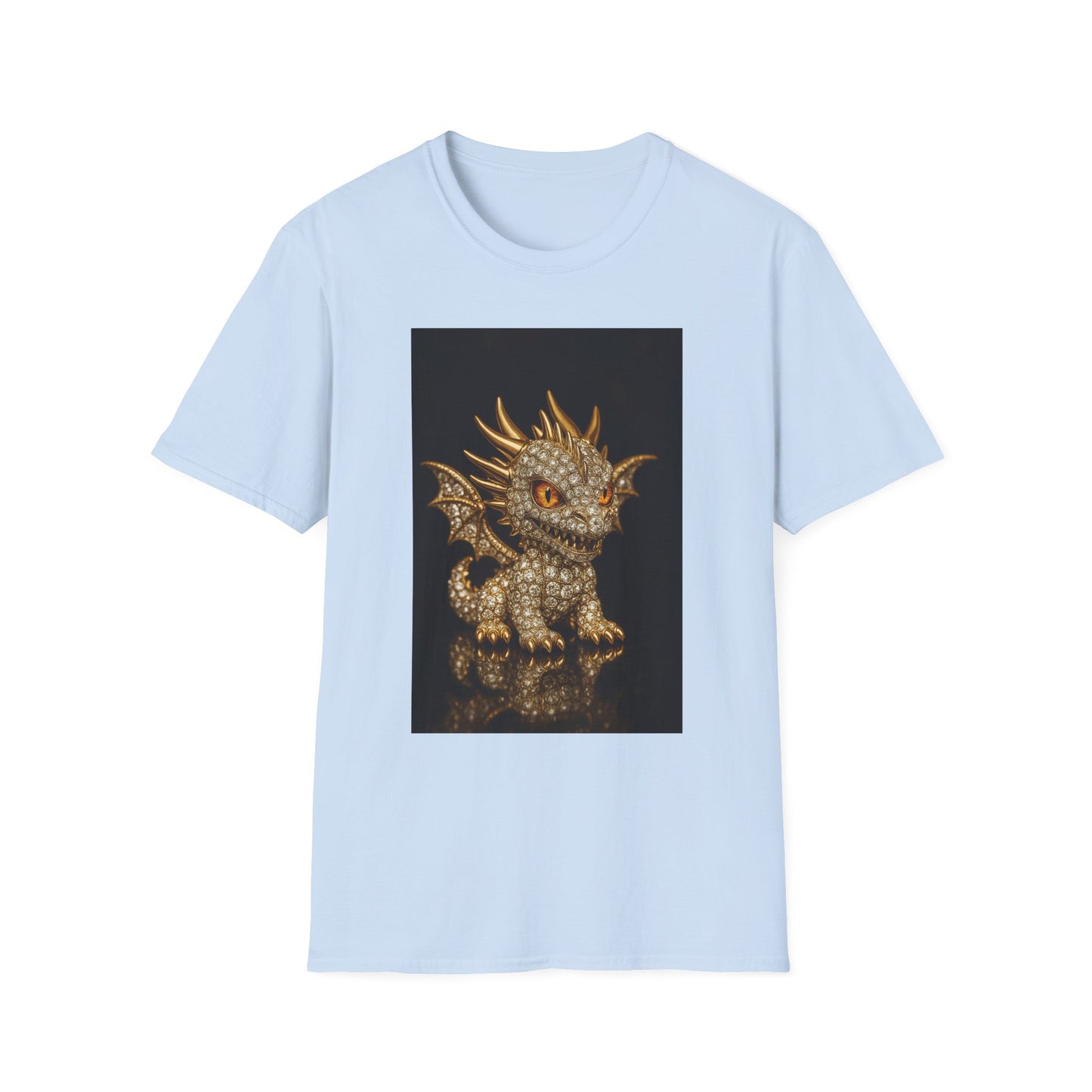 Dragon Graphic Unisex T-Shirt, Fun Fantasy Apparel, Perfect Gift for Dragon Lovers, Casual Wear, Birthday Gift, Softstyle Tee