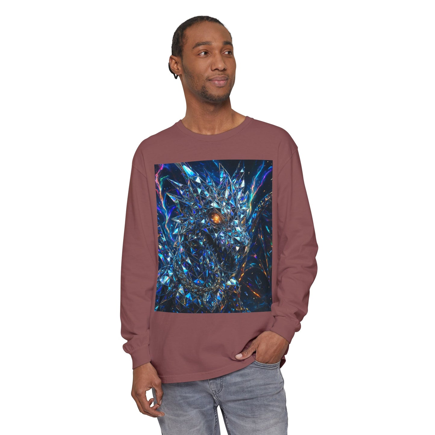 Unisex Garment-dyed Long Sleeve T-Shirt