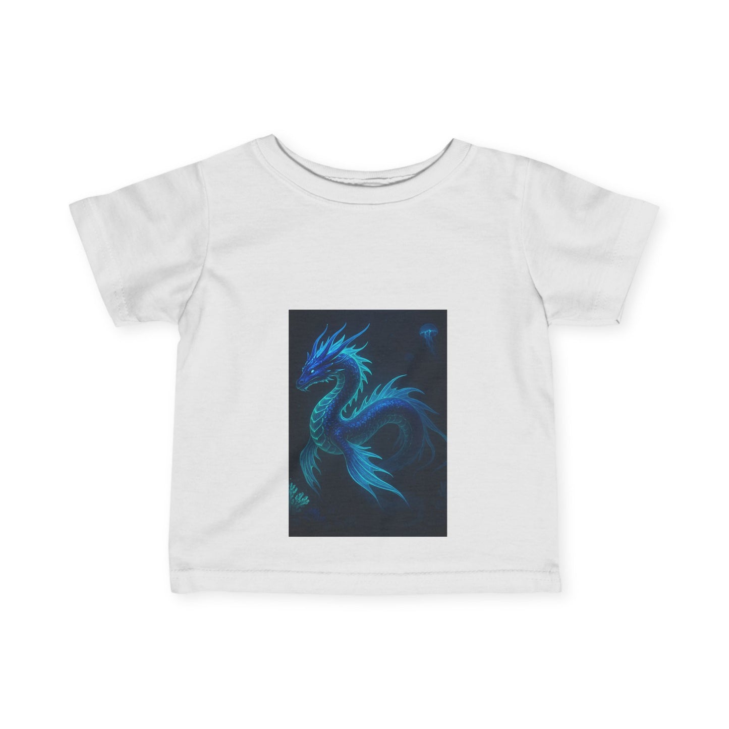 Mystical Dragon Infant Fine Jersey Tee - Cute & Comfortable Baby T-Shirt for Fantasy Lovers