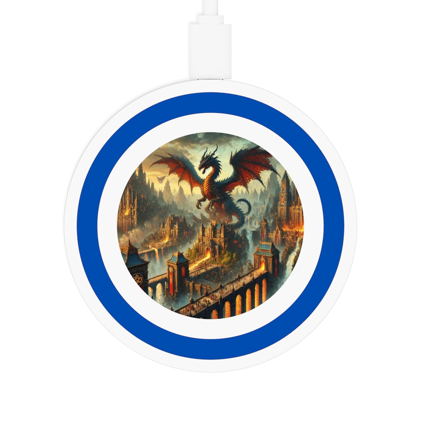 Fantasy Dragon Wireless Charging Pad - Fast Charge with Epic Design