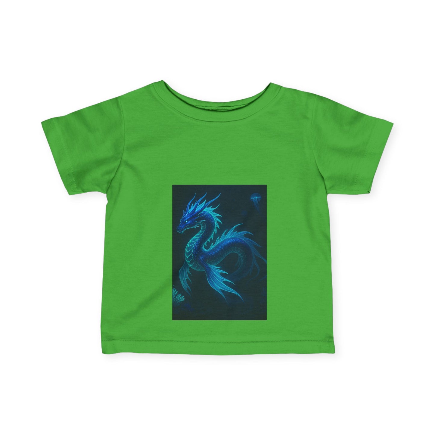 Mystical Dragon Infant Fine Jersey Tee - Cute & Comfortable Baby T-Shirt for Fantasy Lovers