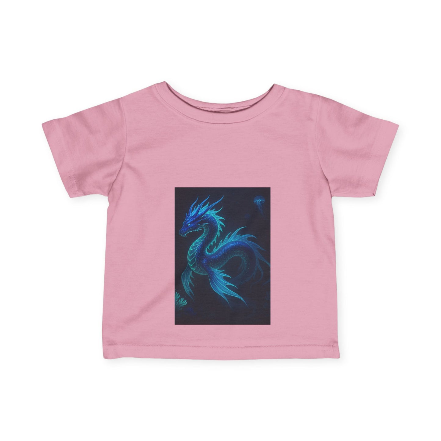 Mystical Dragon Infant Fine Jersey Tee - Cute & Comfortable Baby T-Shirt for Fantasy Lovers