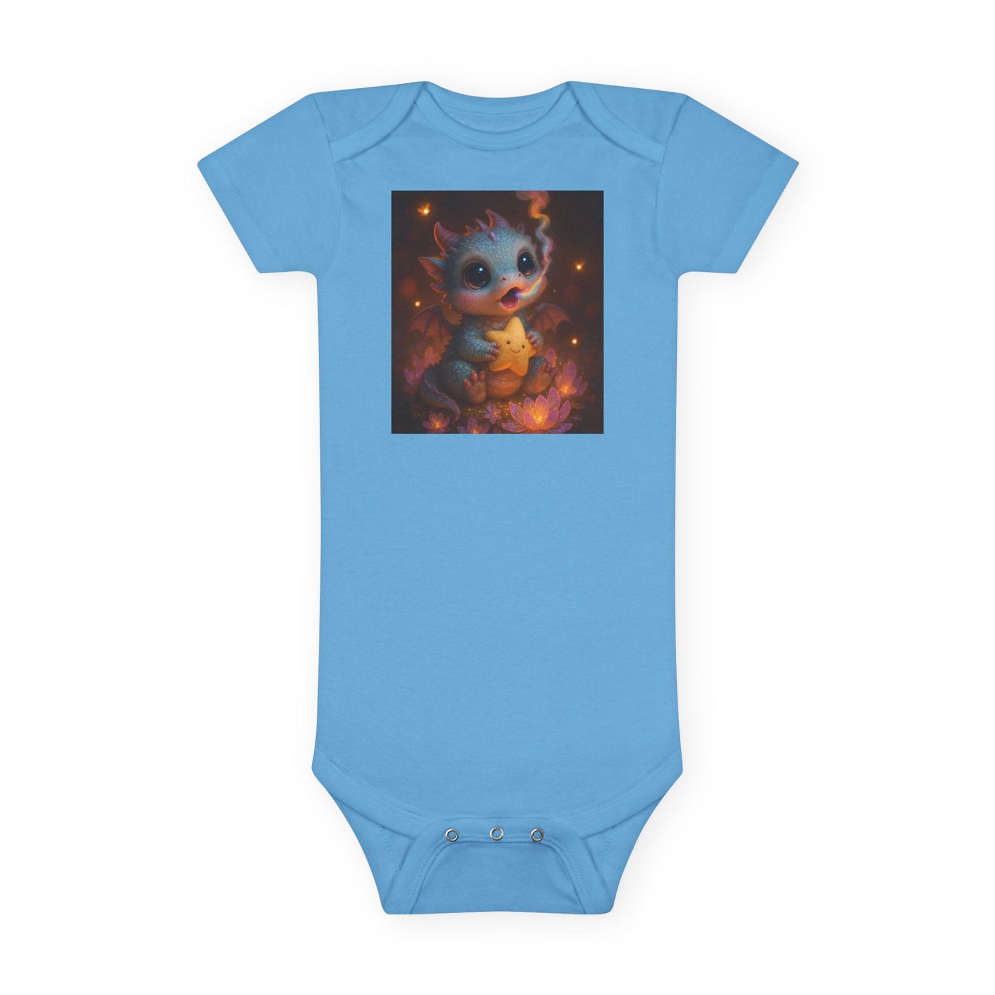 Cosmic Baby Short Sleeve Onesie® - Colorful Space Design for Newborns