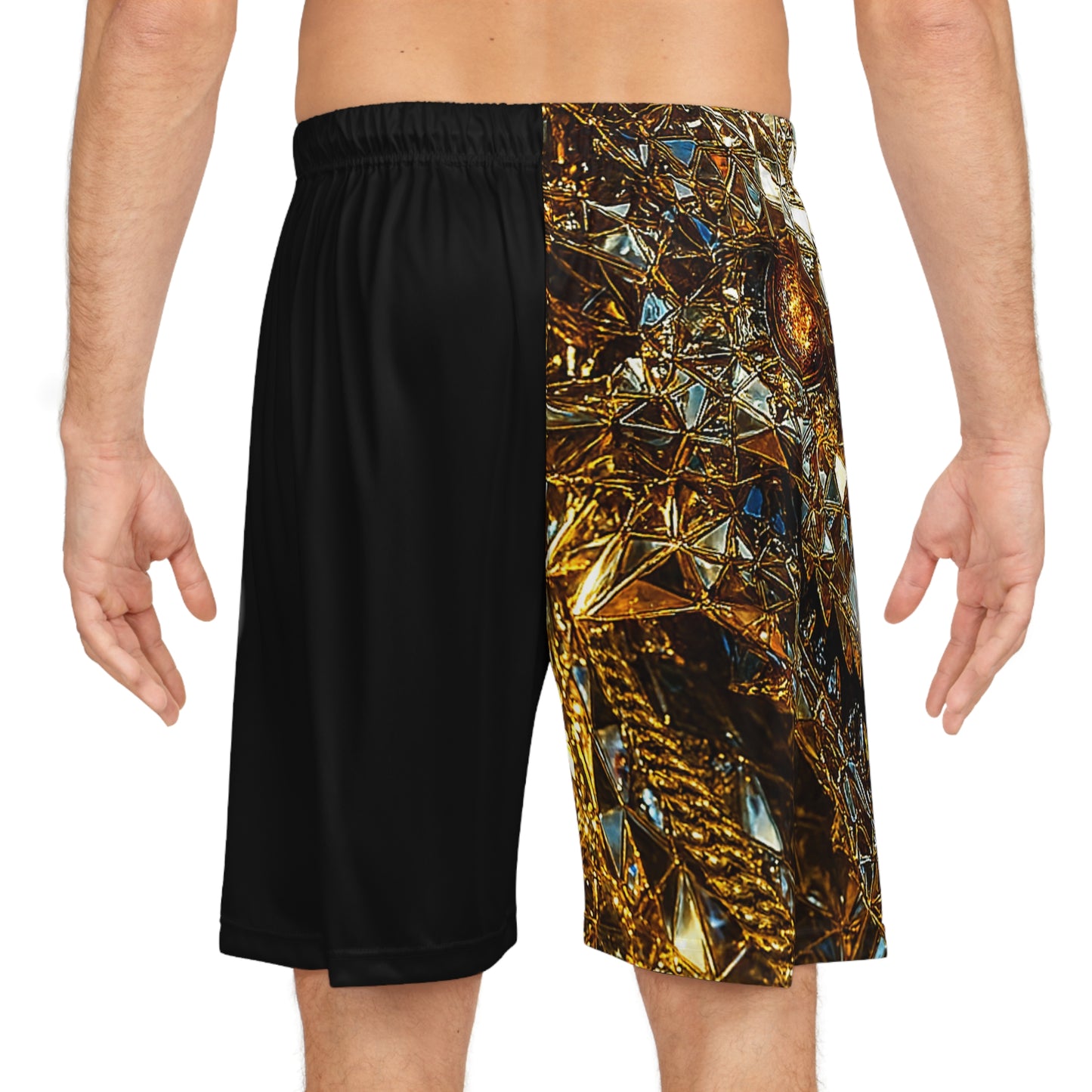 Golden Dragon Basketball Shorts, Trendy Sportswear, Athleisure, Gift for Athletes, Cool Summer Wear
