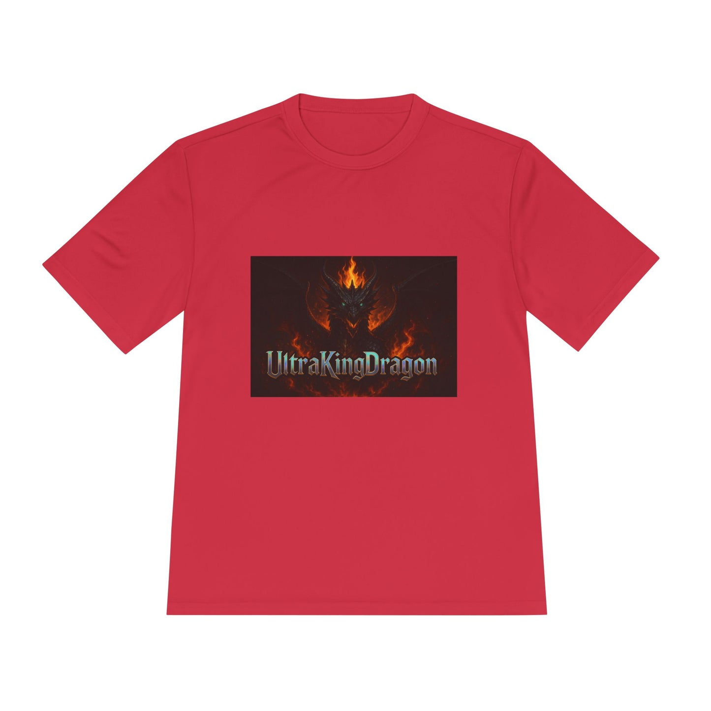 Unisex Moisture Wicking Tee - Dragon Design for Adventure Lovers