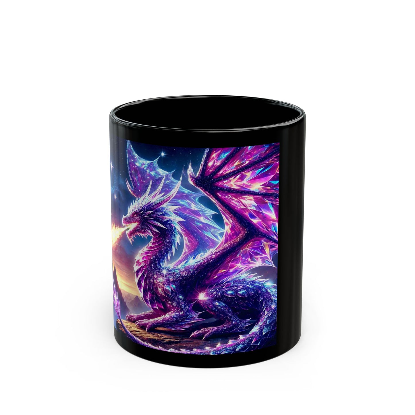 Fantasy Dragon Coffee Mug - Colorful Magic Design for Coffee Lovers