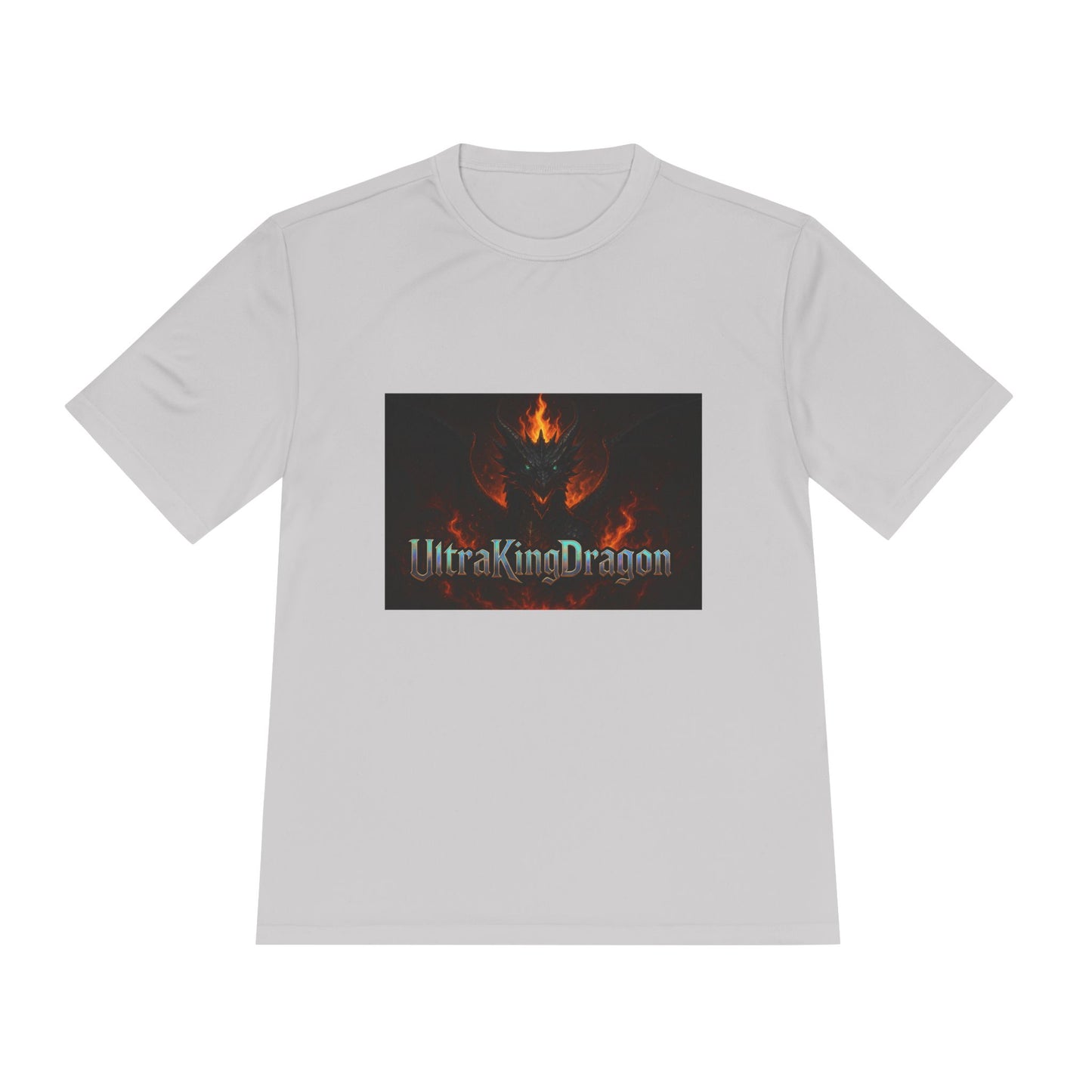 Unisex Moisture Wicking Tee - Dragon Design for Adventure Lovers
