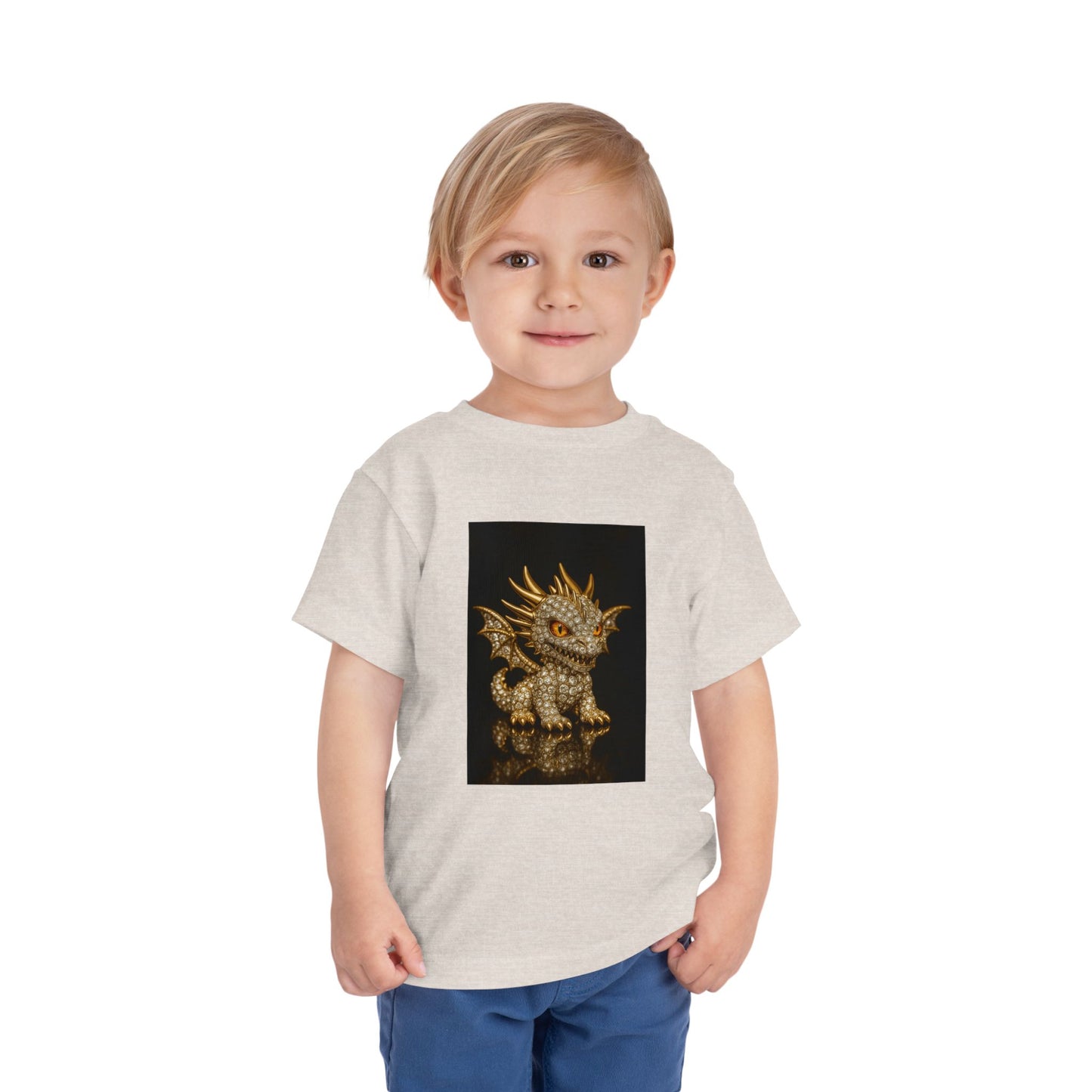 Adorable Dragon Toddler Tee | Kids' Fantasy Shirt, Birthday Gift for Boys and Girls, Cute Animal Print, Playful Toddler Fashion