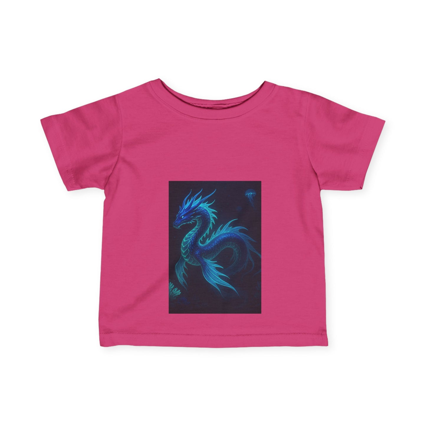 Mystical Dragon Infant Fine Jersey Tee - Cute & Comfortable Baby T-Shirt for Fantasy Lovers