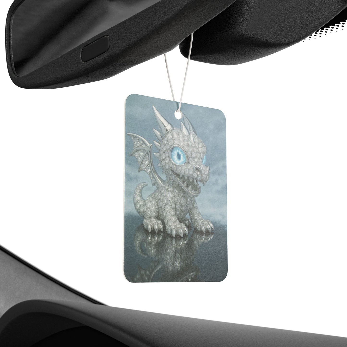 Cute Dragon Car Air Freshener, Travel Small Hanging Scent, Fantasy Decor, Gift for Dragon Lovers, Baby Shower, Road Trip Essential