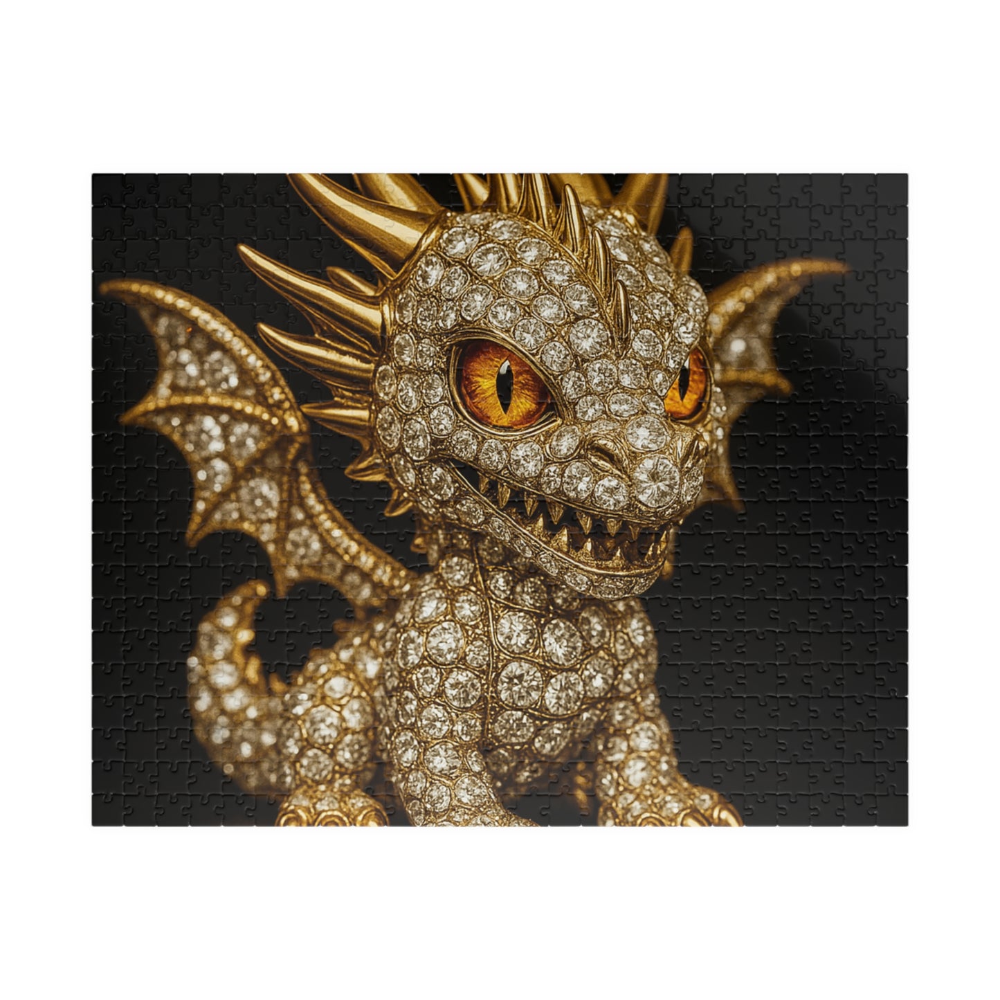 Mystical Dragon Puzzle - Enchanting Jigsaw Fun for All Ages, Family Game Night, Gift for Collectors, Home Decor