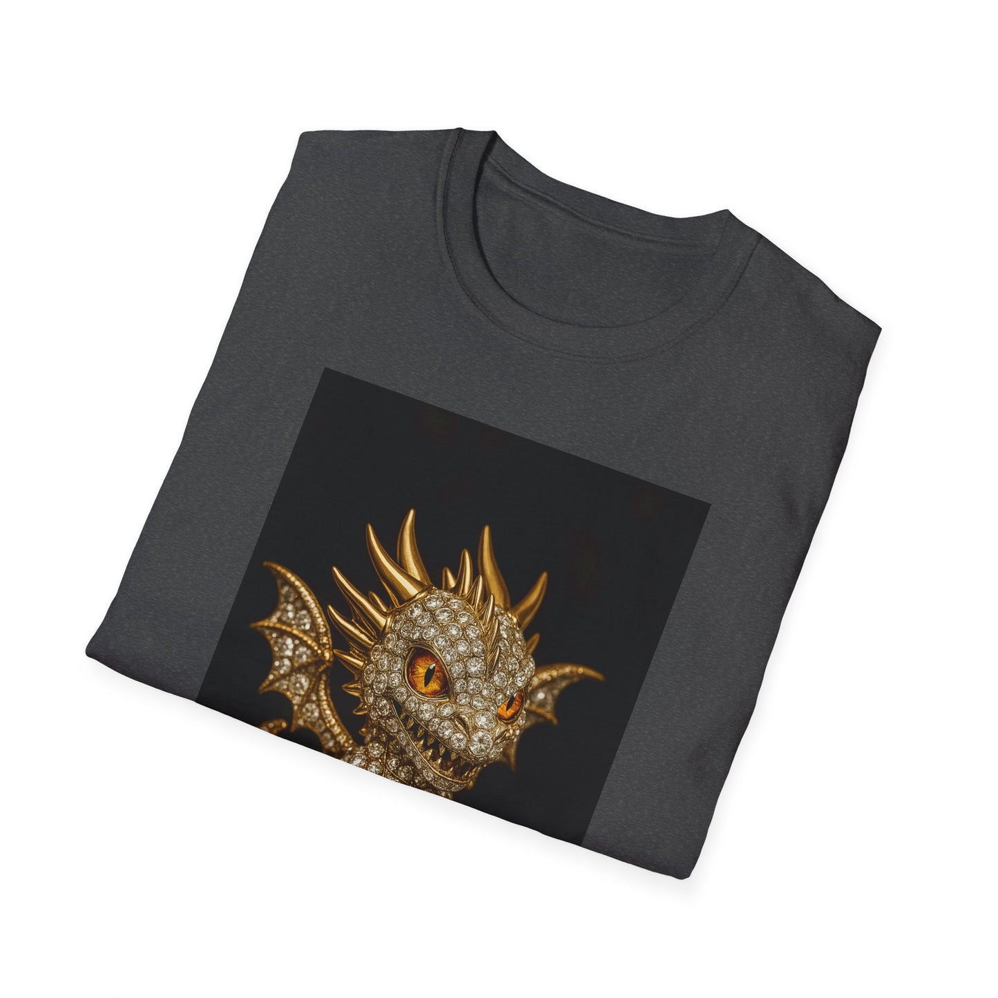 Dragon Graphic Unisex T-Shirt, Fun Fantasy Apparel, Perfect Gift for Dragon Lovers, Casual Wear, Birthday Gift, Softstyle Tee