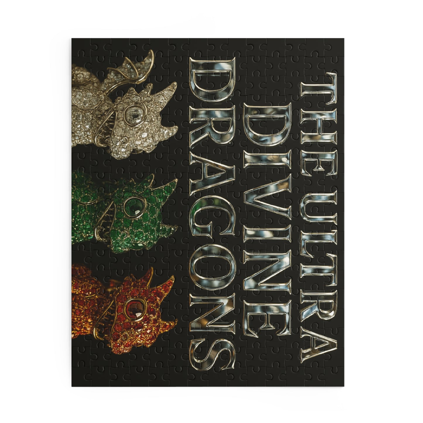Ultra Divine Dragons Puzzle | 120, 252, 500-Piece, Fantasy Art, Jigsaw Fun, Gift for Kids & Adults, Collector's Item