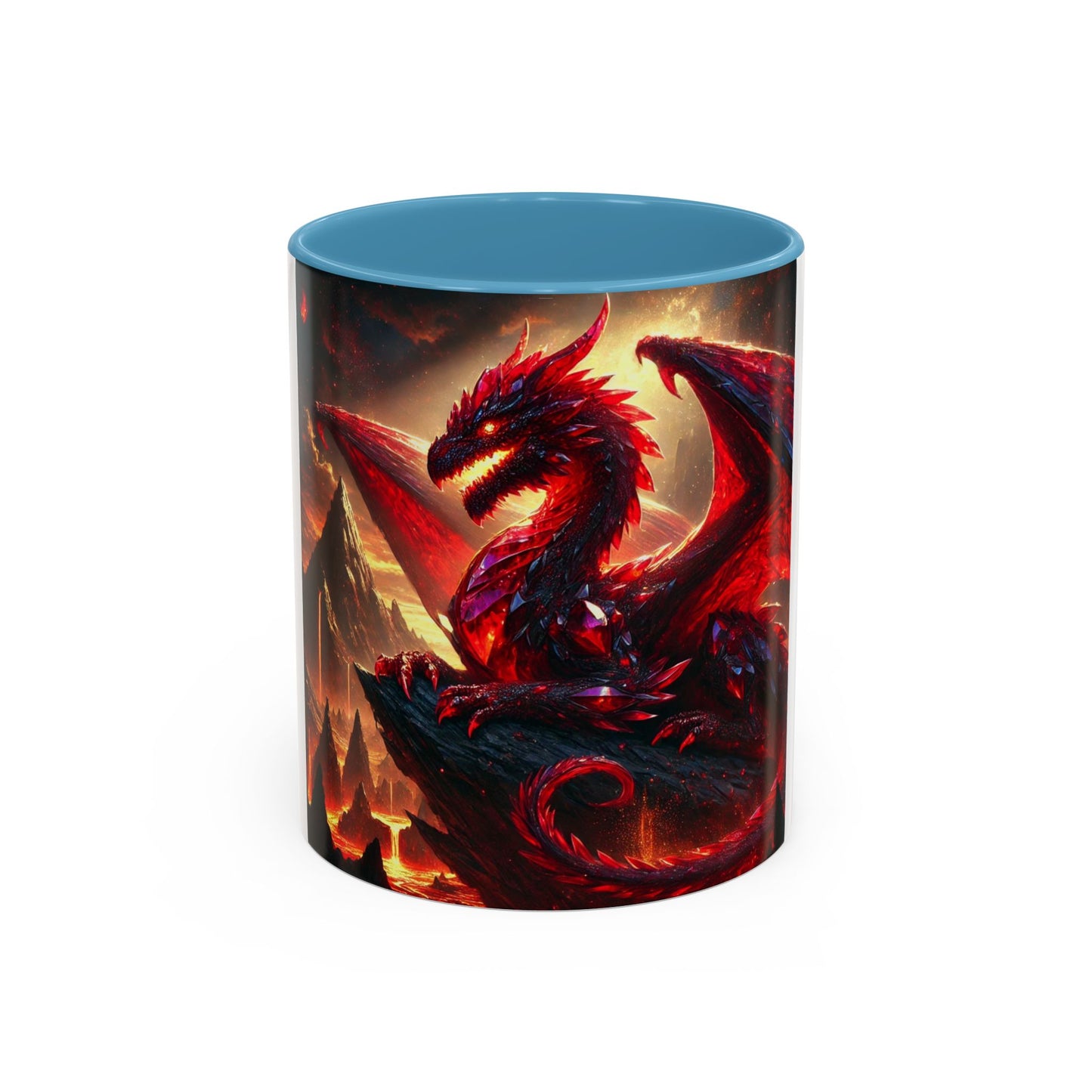Legendary Dragon Accent Coffee Mug – Perfect for Gamers & Fantasy Lovers