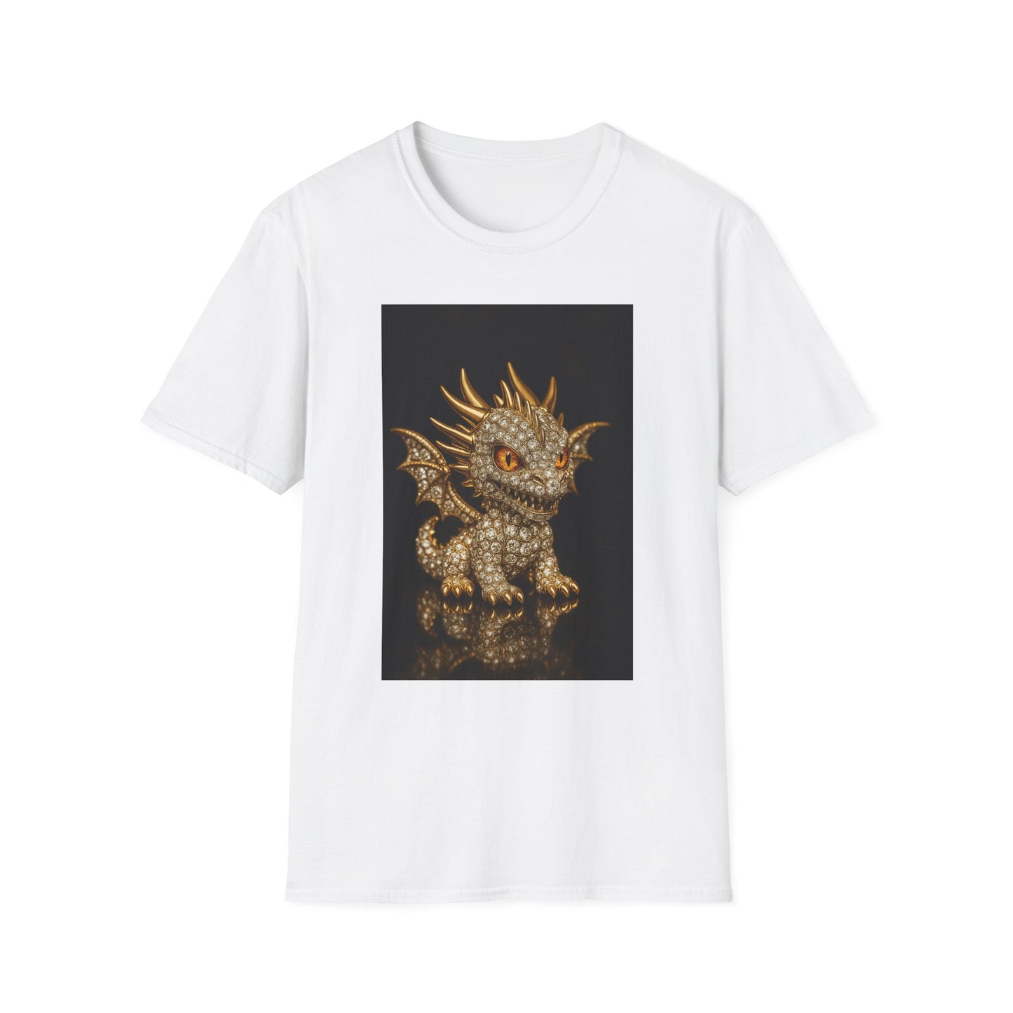 Dragon Graphic Unisex T-Shirt, Fun Fantasy Apparel, Perfect Gift for Dragon Lovers, Casual Wear, Birthday Gift, Softstyle Tee