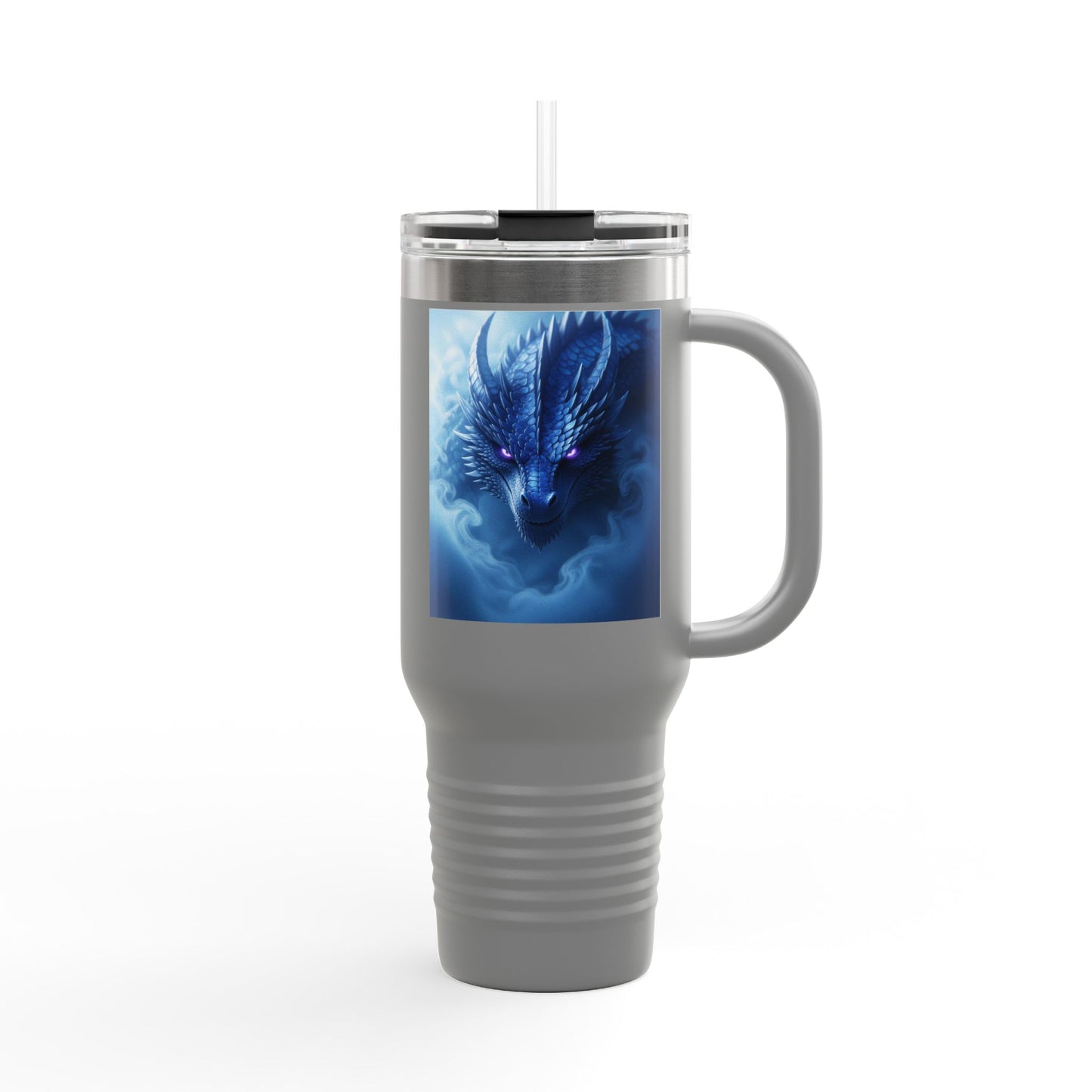 Dragonscale Insulated Travel Mug, Fantasy Drinkware for Adventurers, Customizable, Coffee Cup, 40oz Tumbler, Perfect for Gifts