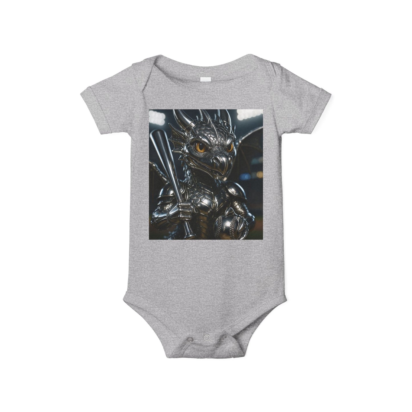Fantasy Dragon Infant Jersey One Piece - Cute Baby Bodysuit for Game Lovers