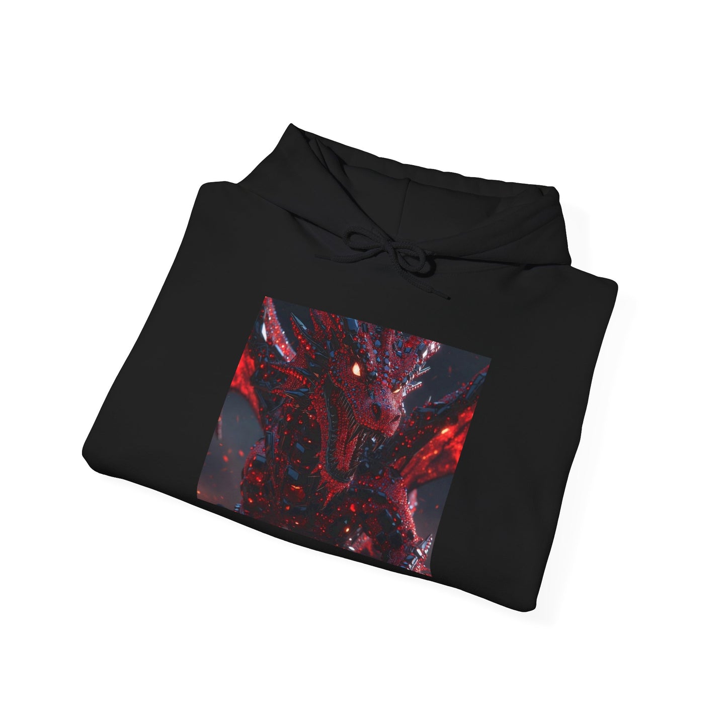 A Red Dragon Heavy Blend™ Hooded Sweatshirt