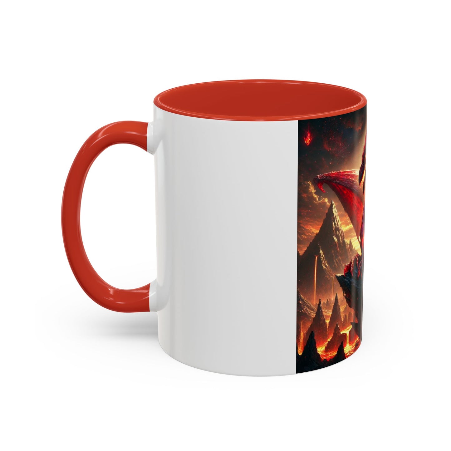 Legendary Dragon Accent Coffee Mug – Perfect for Gamers & Fantasy Lovers