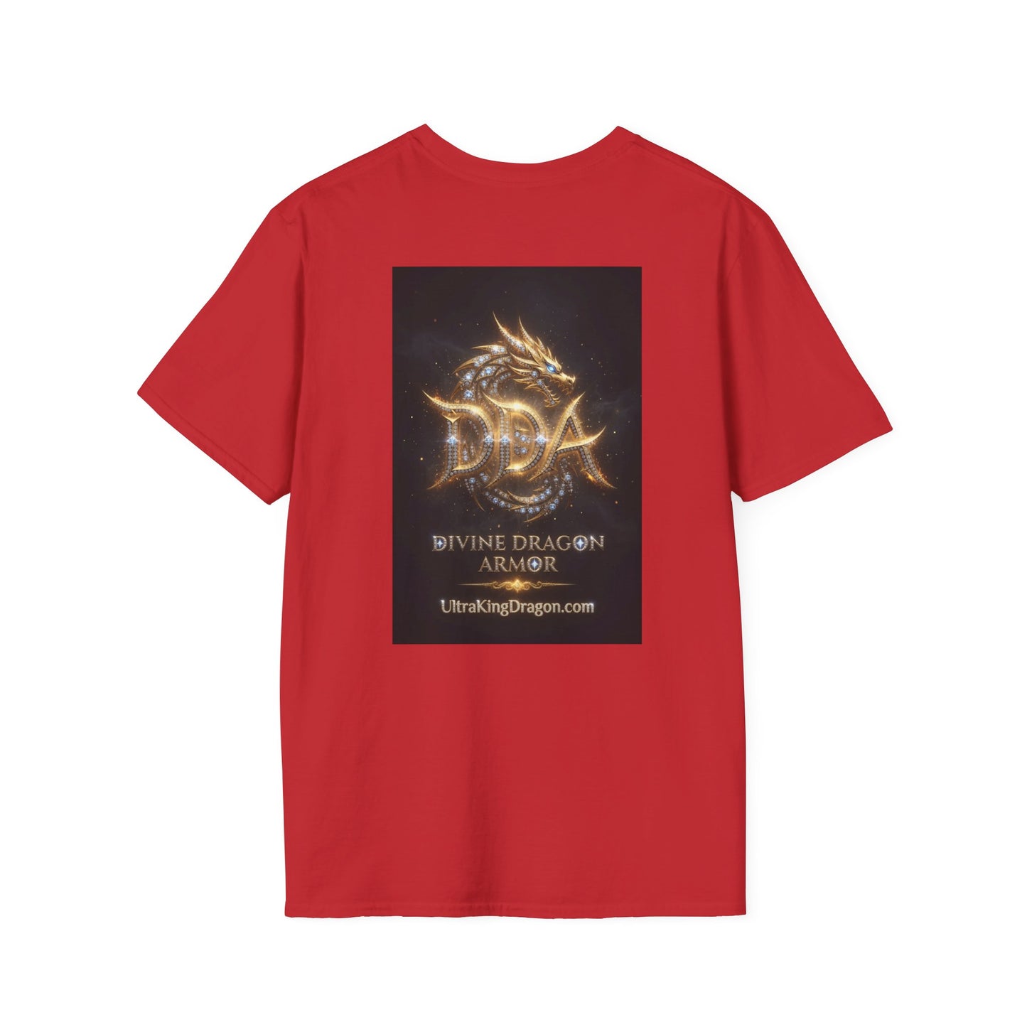 A Cyber Dragon Graphic T-Shirt — Futuristic Neon Dragon Design