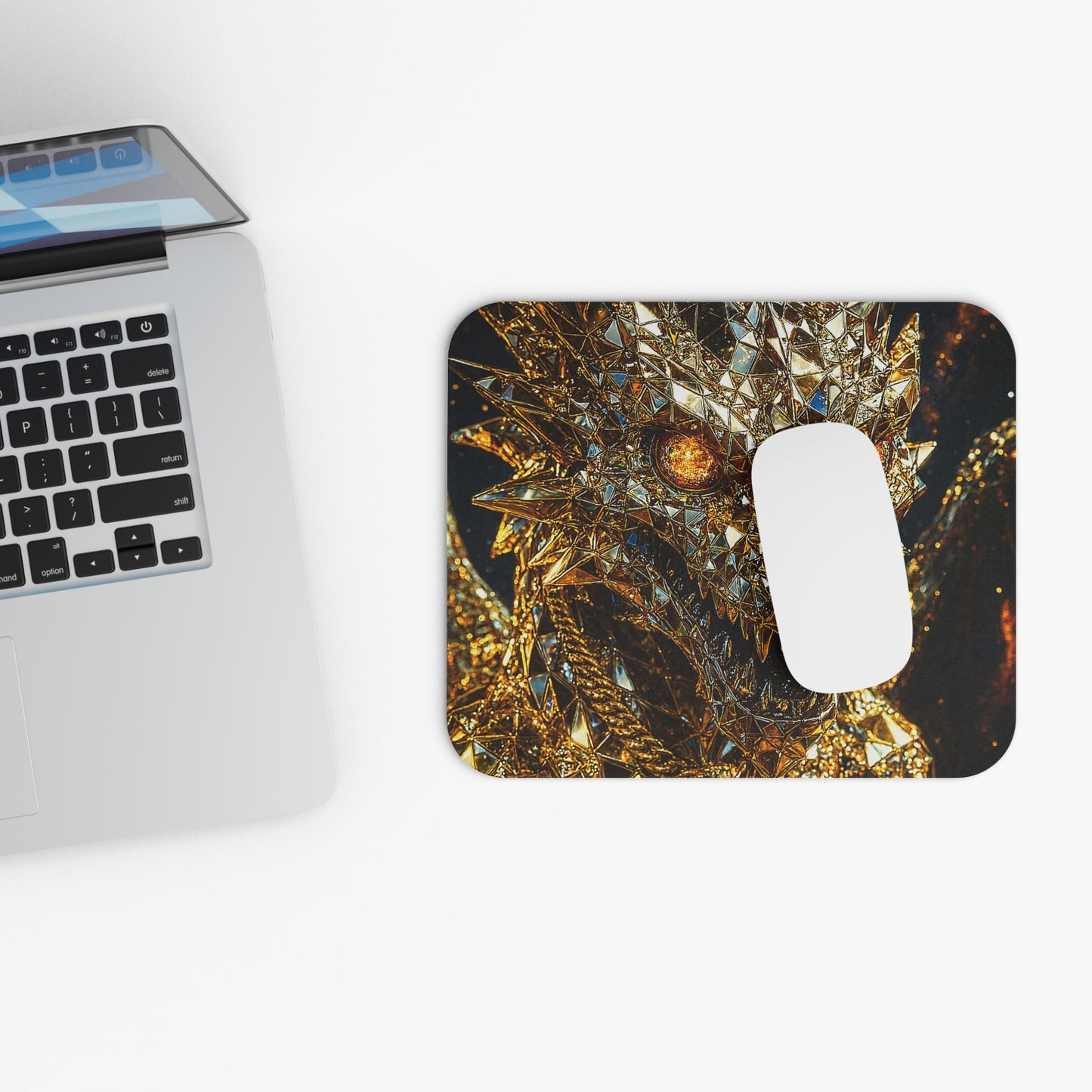 Mystical Dragon Mouse Pad - Fantasy Gaming Décor