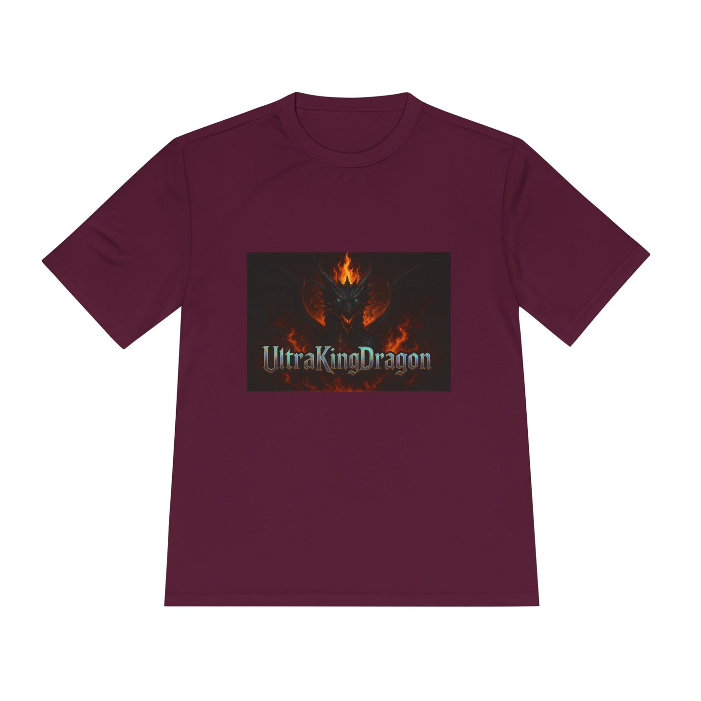 Unisex Moisture Wicking Tee - Dragon Design for Adventure Lovers