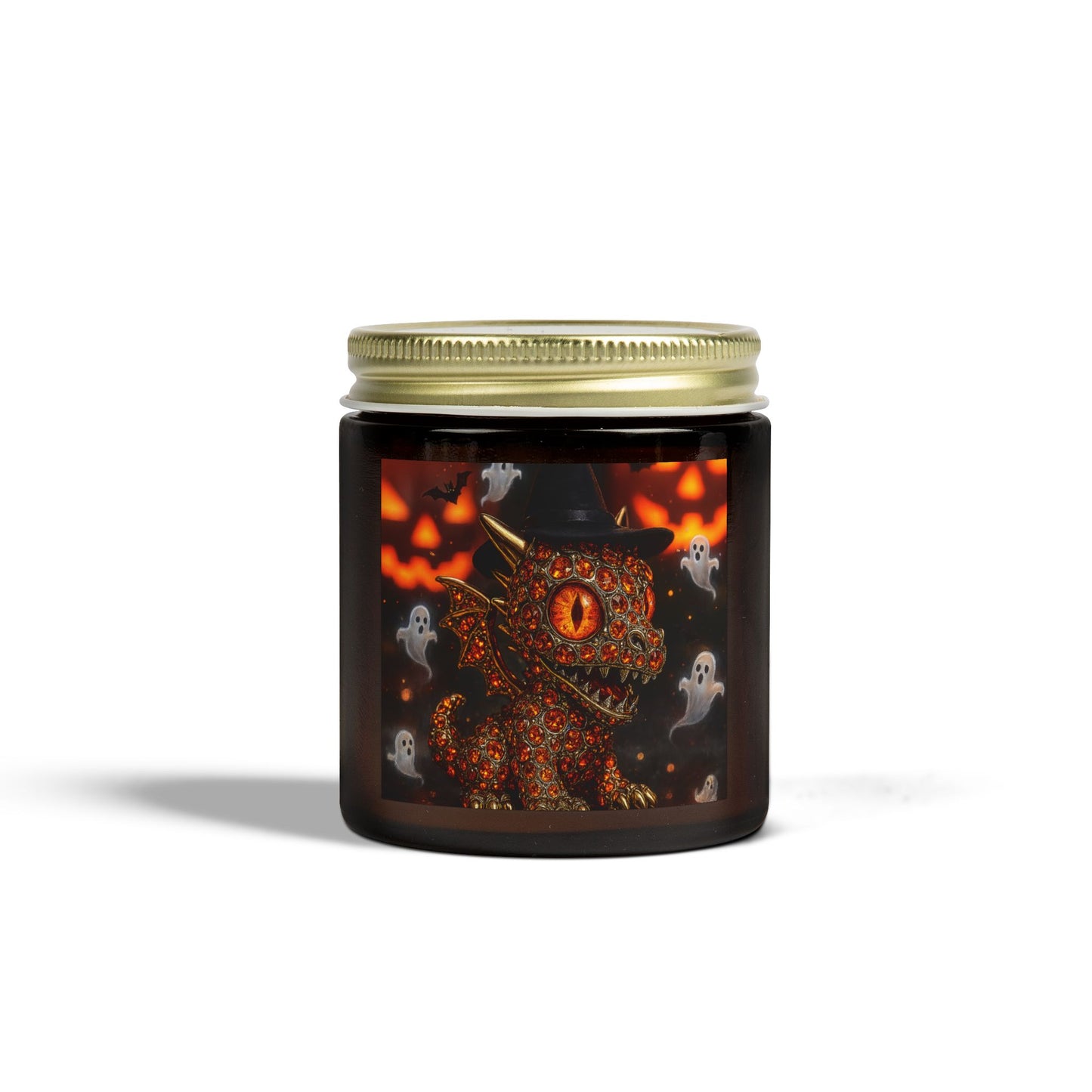 Halloween Dragon Scented Candles - Coconut Apricot Wax, Decorative Gifts, Home Fragrance, Fall Decor, Spooky Candle