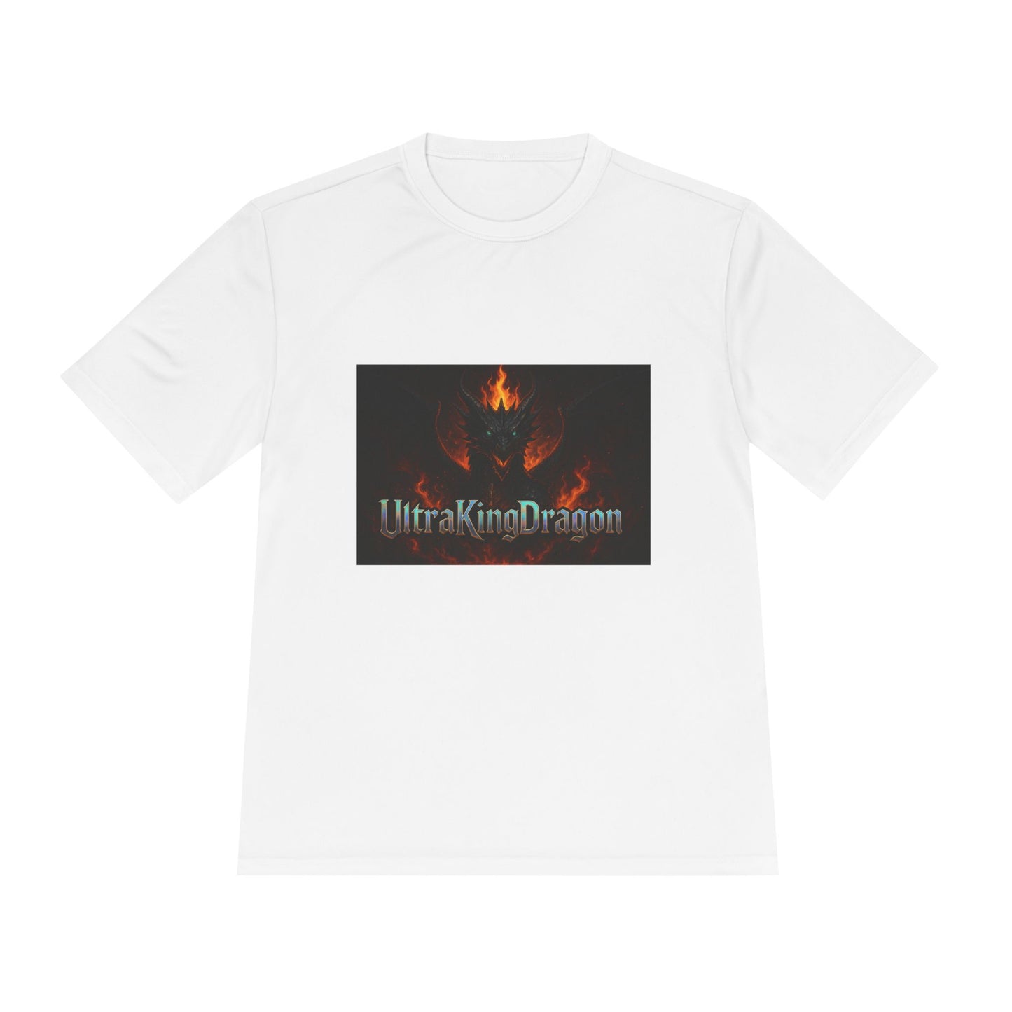 Unisex Moisture Wicking Tee - Dragon Design for Adventure Lovers