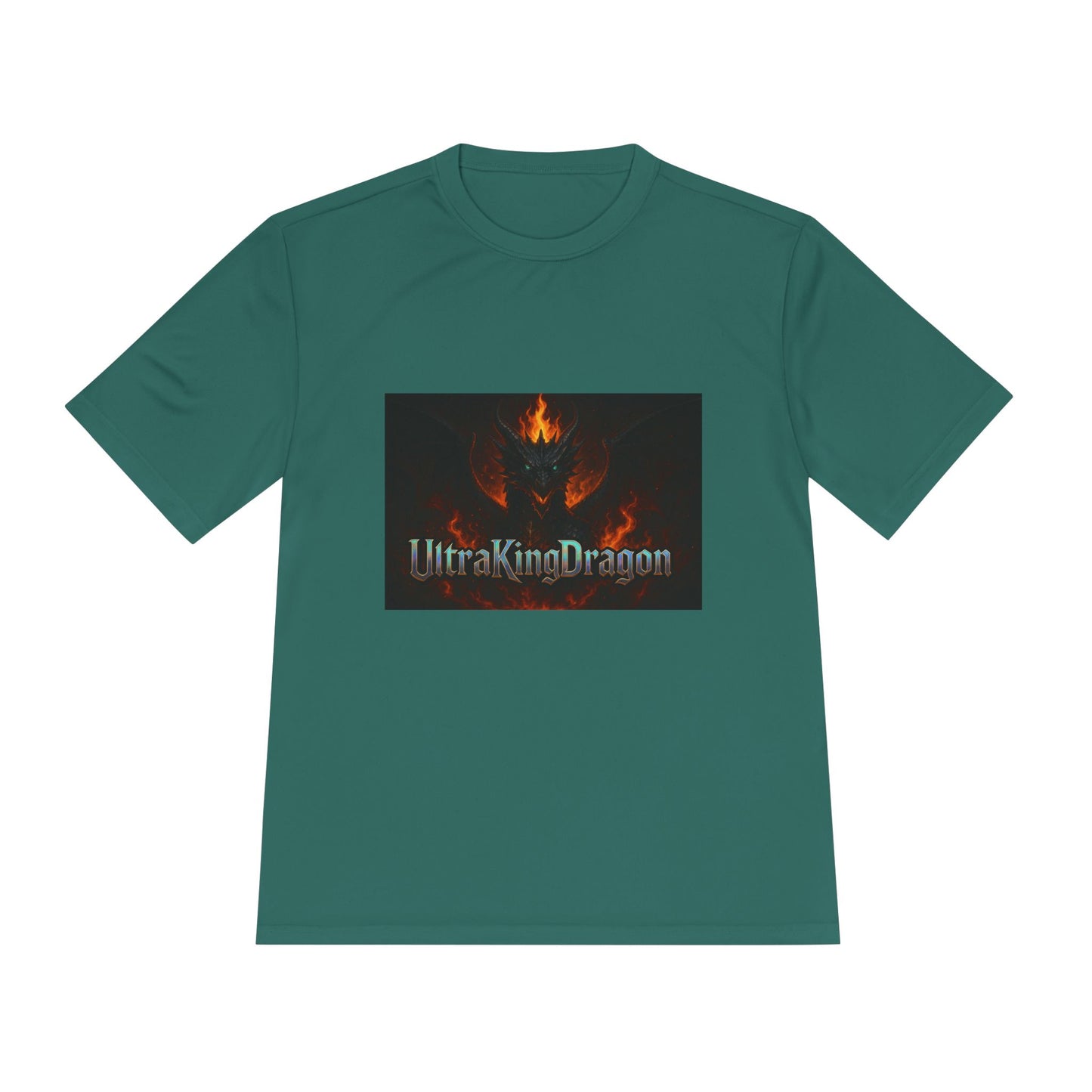 Unisex Moisture Wicking Tee - Dragon Design for Adventure Lovers